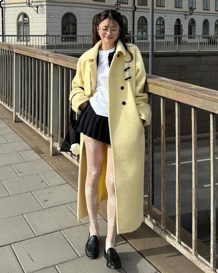 MANON DUFFLE COAT/158cm/着用サイズF