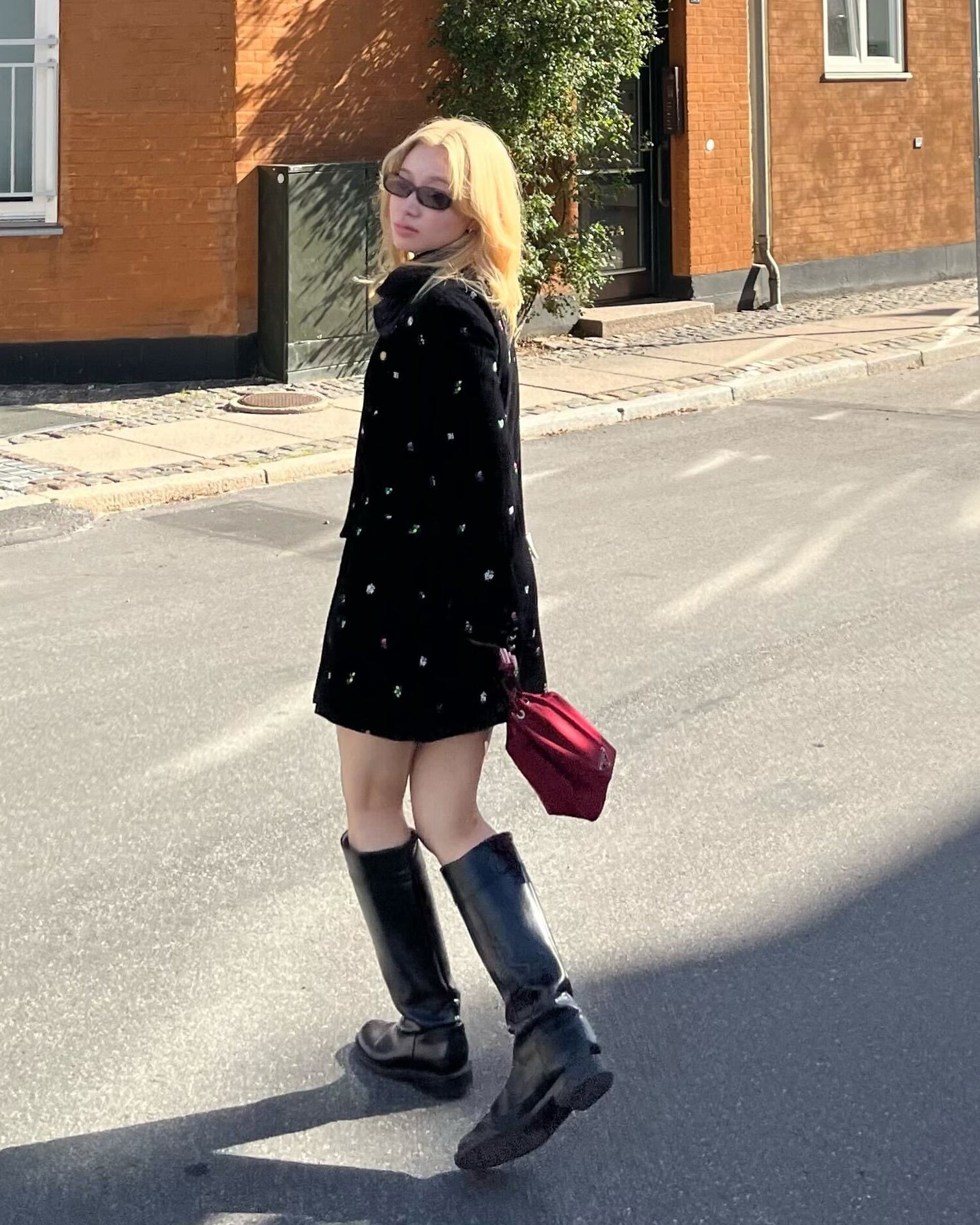 B. STARRY JACKET DRESS/154cm/着用サイズF