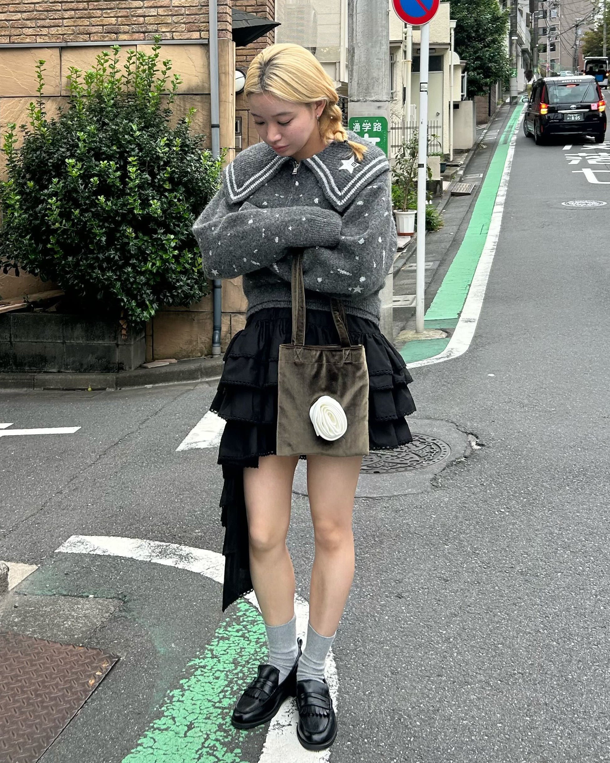 MAISON BIBIY. STAR KNIT/154cm/着用サイズF