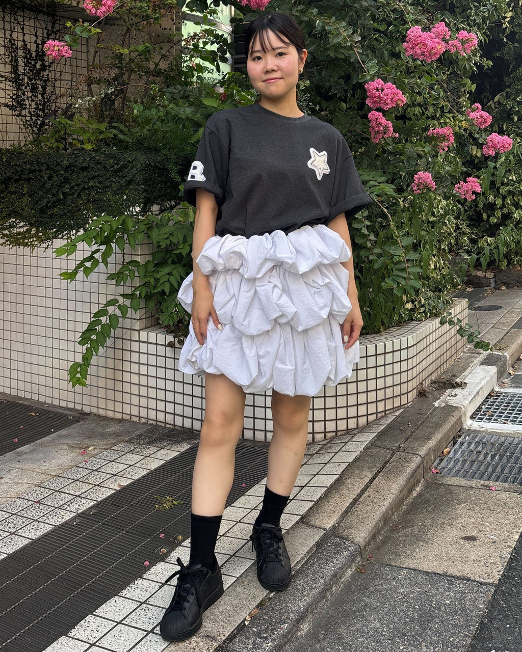 SERENA BALLOON SKIRT/159cm/wearing size F｜Bibiy