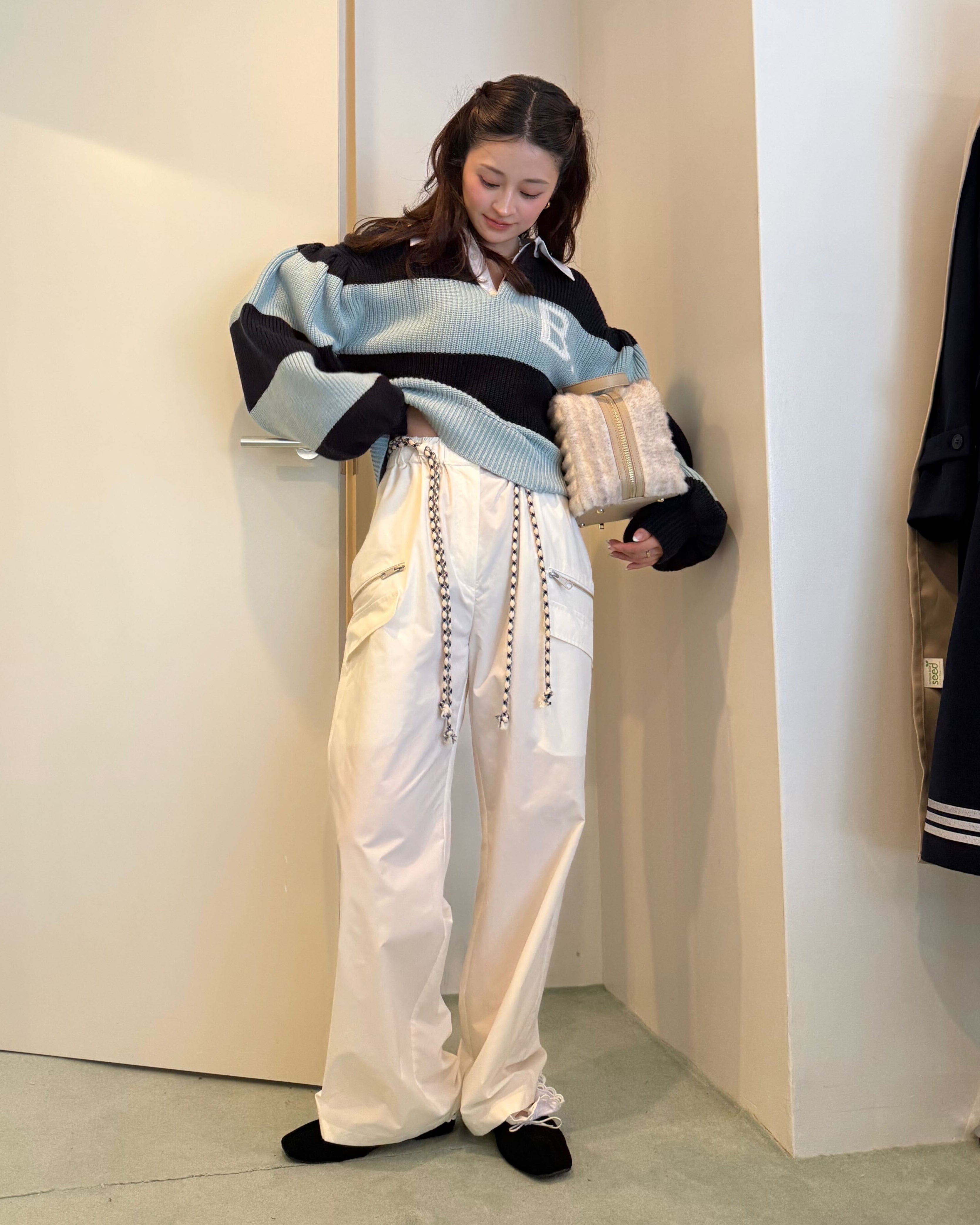 B. POLO KNIT/158cm/着用サイズF