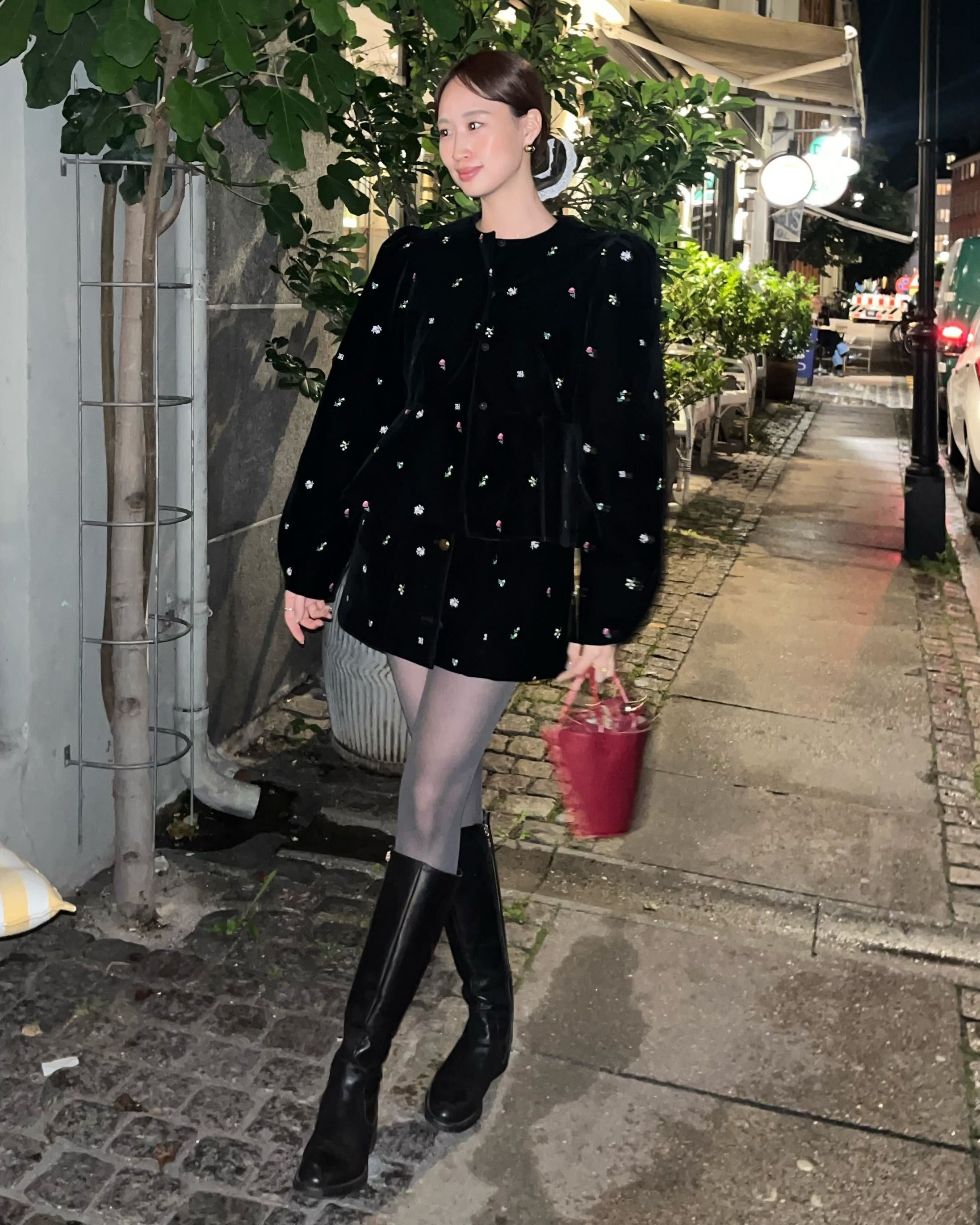 B. STARRY PEPURAMU CARDIGAN/167cm/着用サイズF