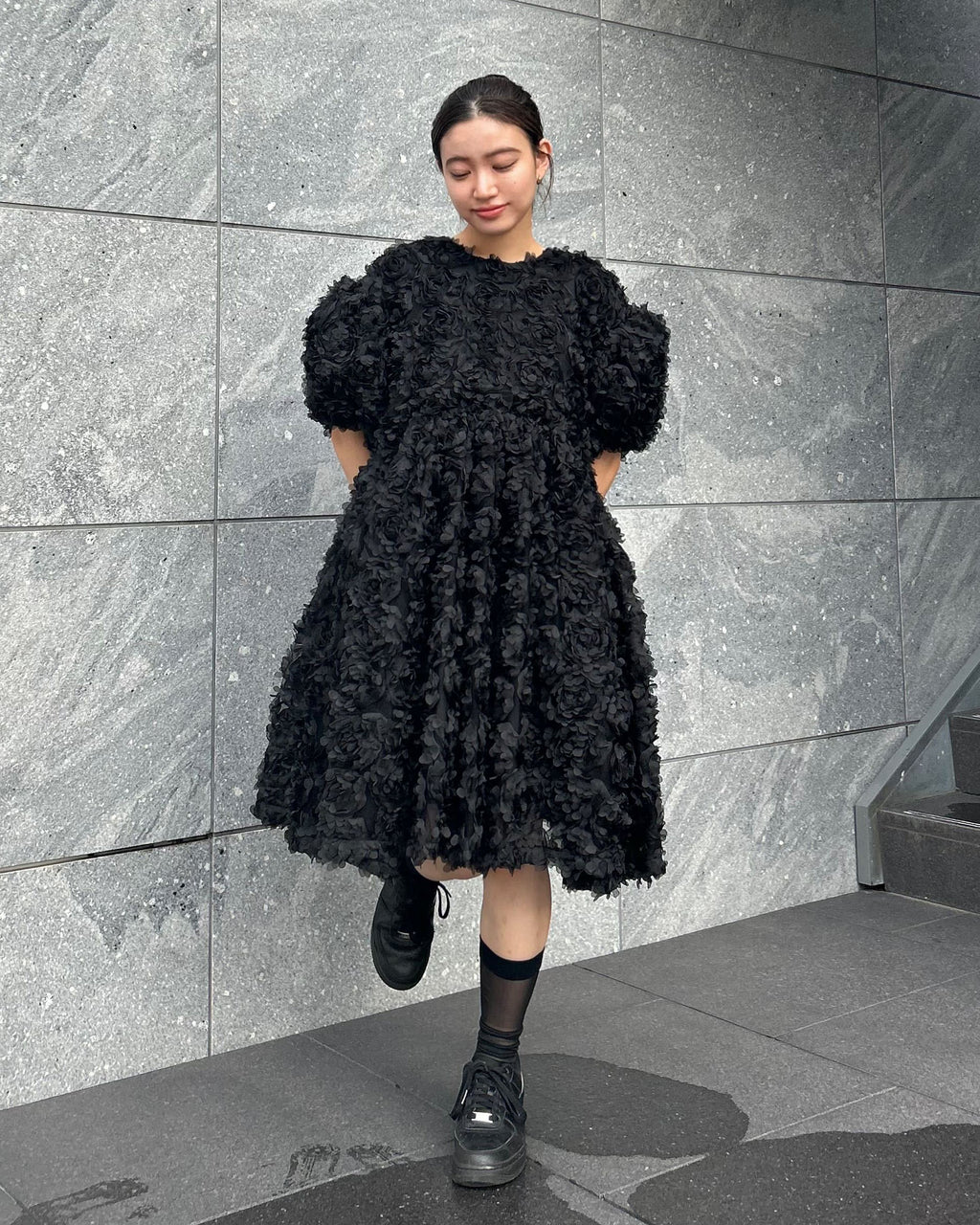 bibiy.FLORENCE MINI DRESS（FLORENCE MINI DRESS/159cm/着用サイズF 