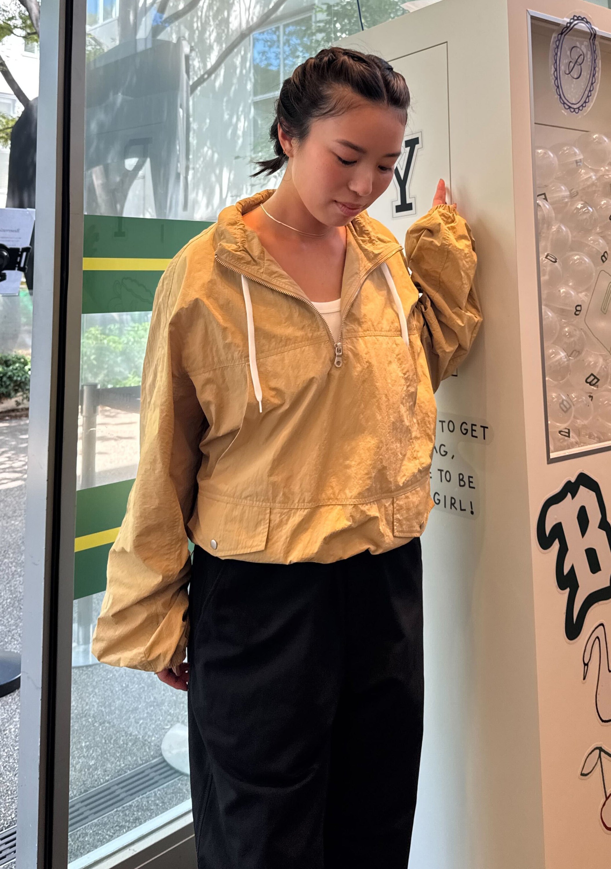 NELLY WINDBREAKER TOP/155cm/着用サイズF