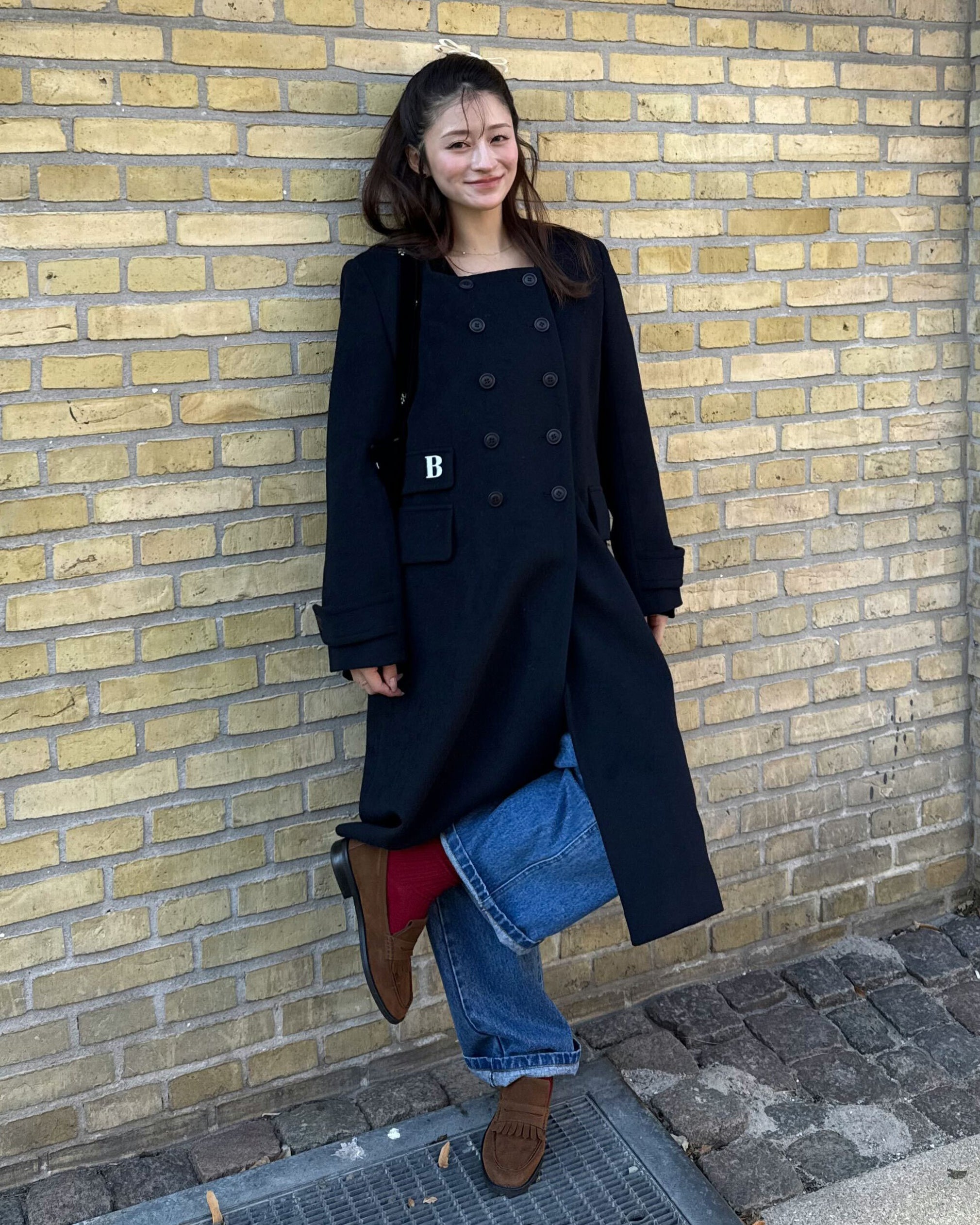 BIBIY. DAILY DENIM/158cm/着用サイズS