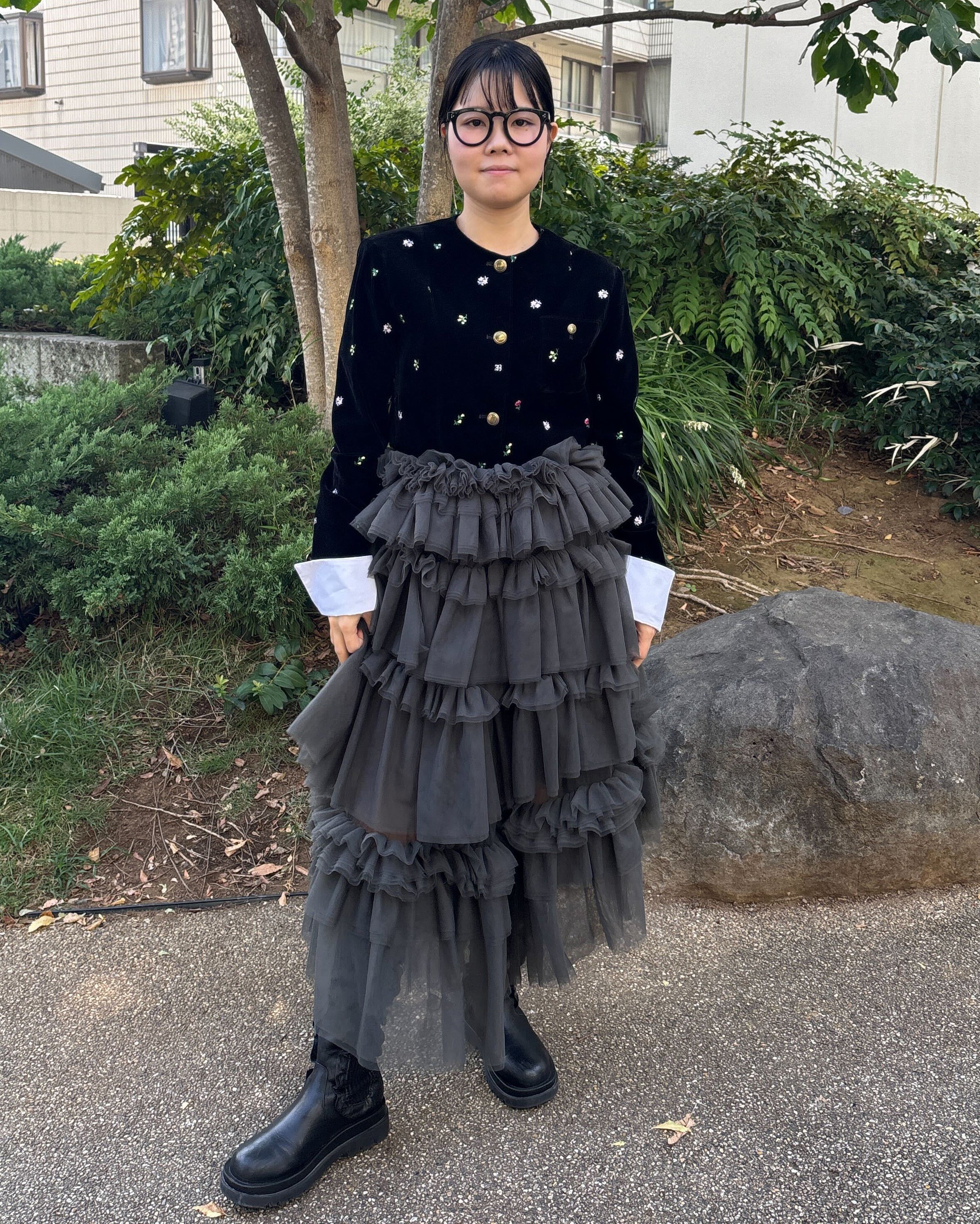 B. STARRY JACKET DRESS/159cm/着用サイズF