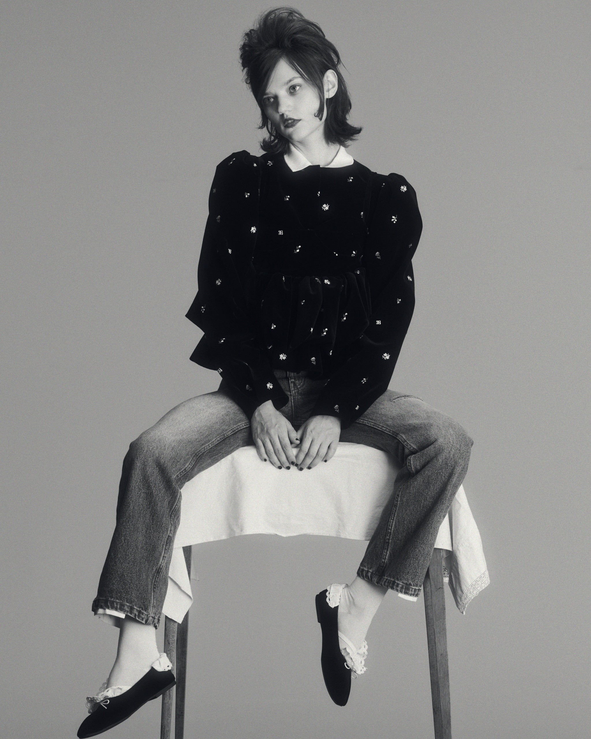 B. STARRY PEPURAMU CARDIGAN