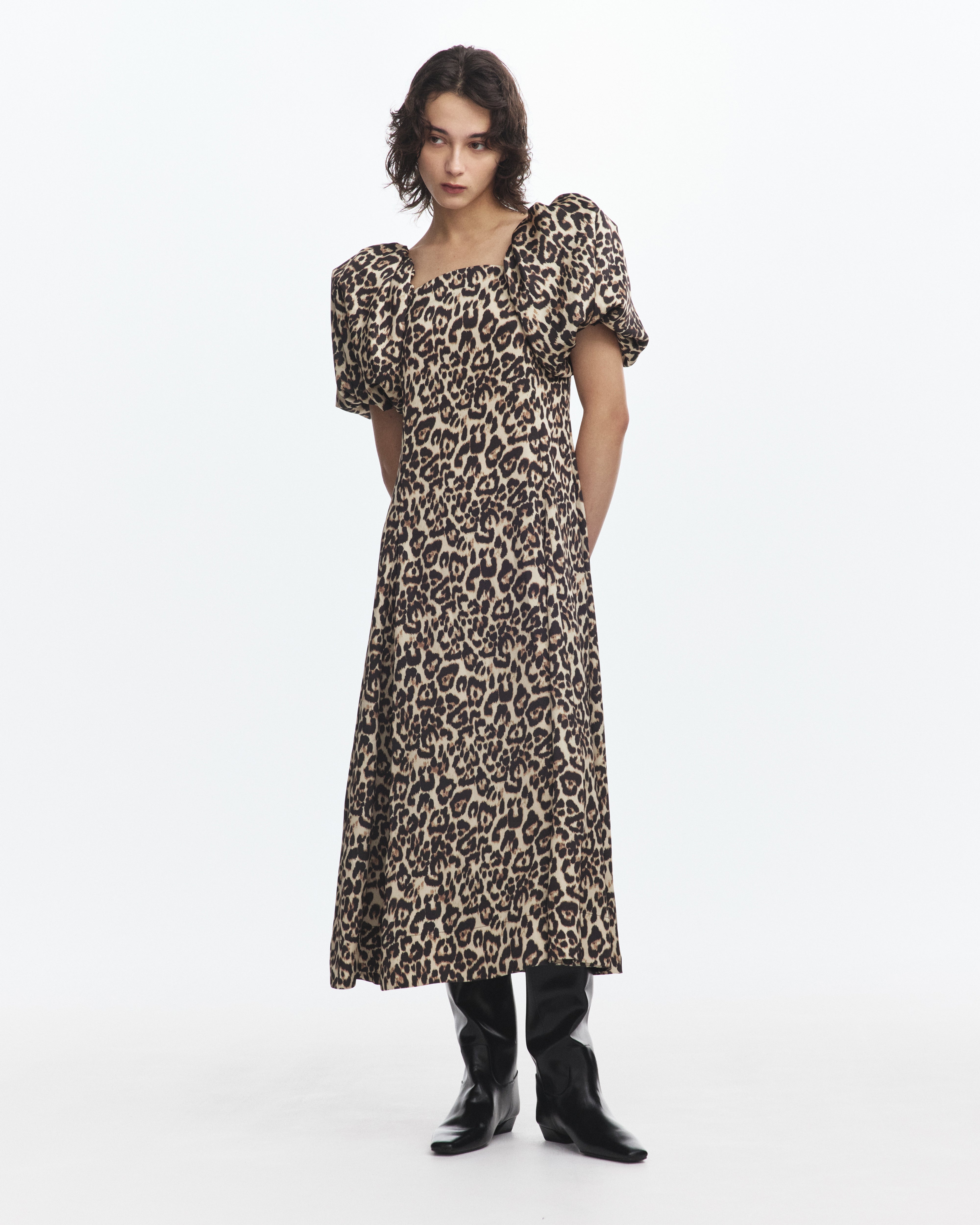 ANGIE LEOPARD DRESS
