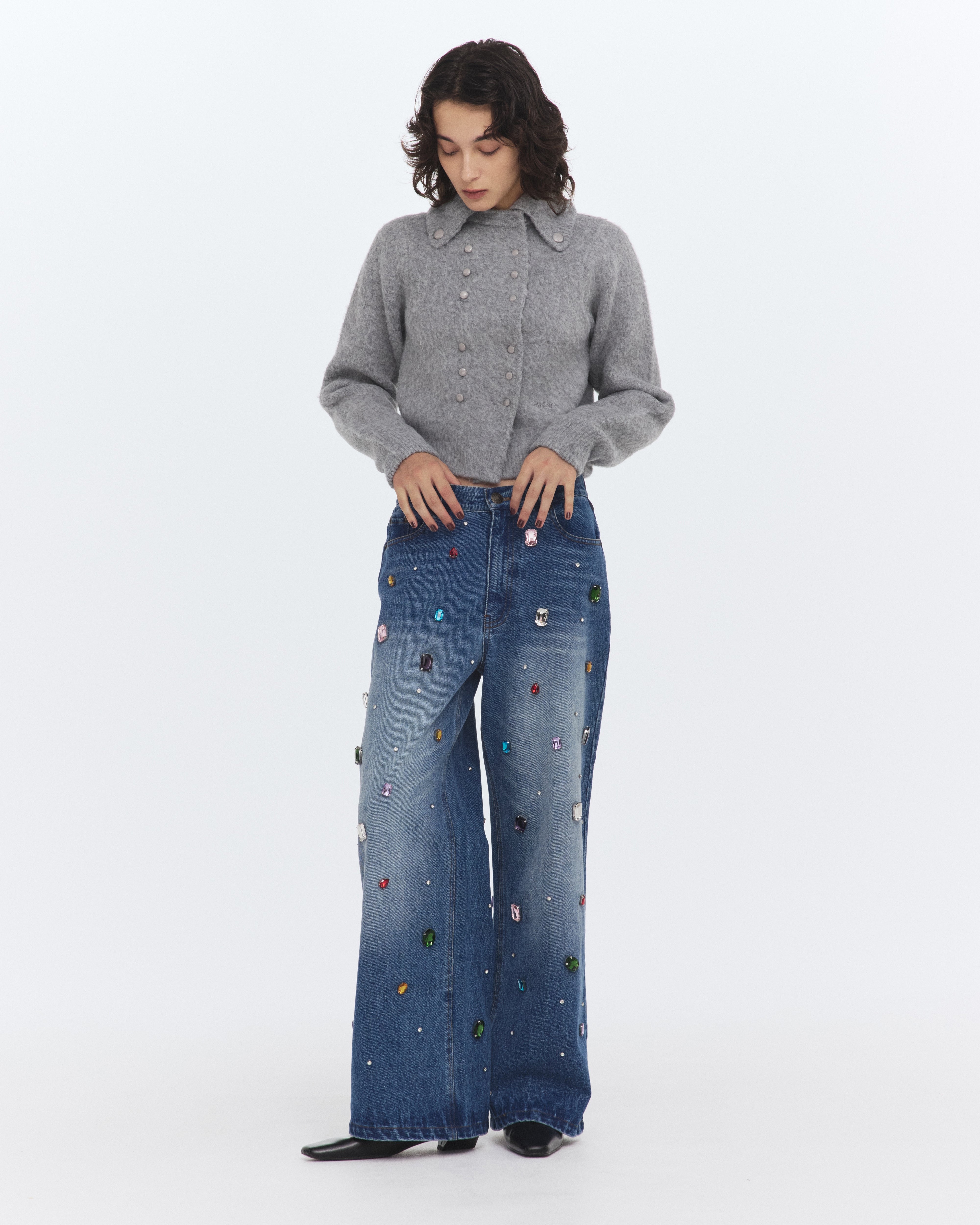 BIBIY. MOHAIR CARDIGAN