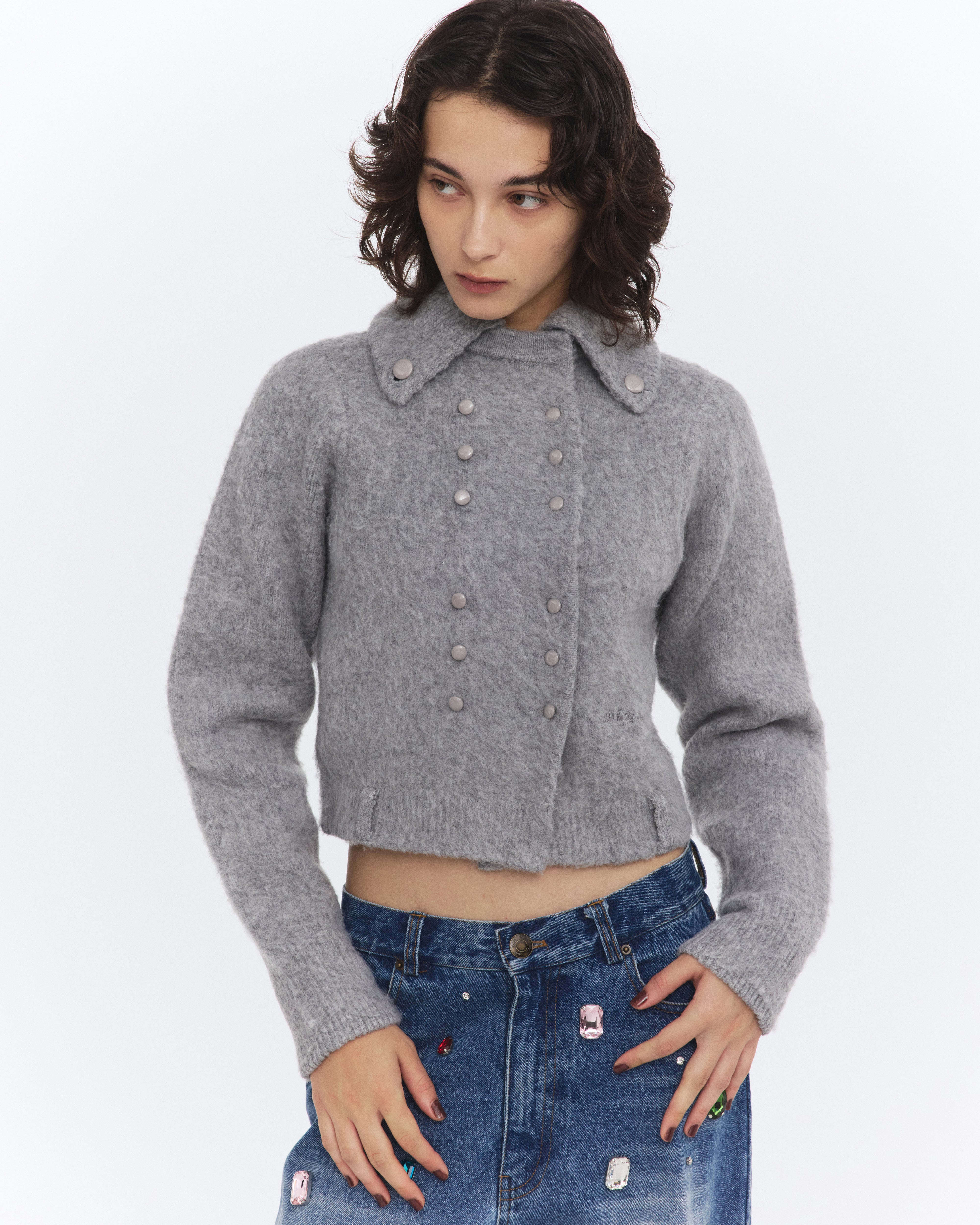 BIBIY. MOHAIR CARDIGAN