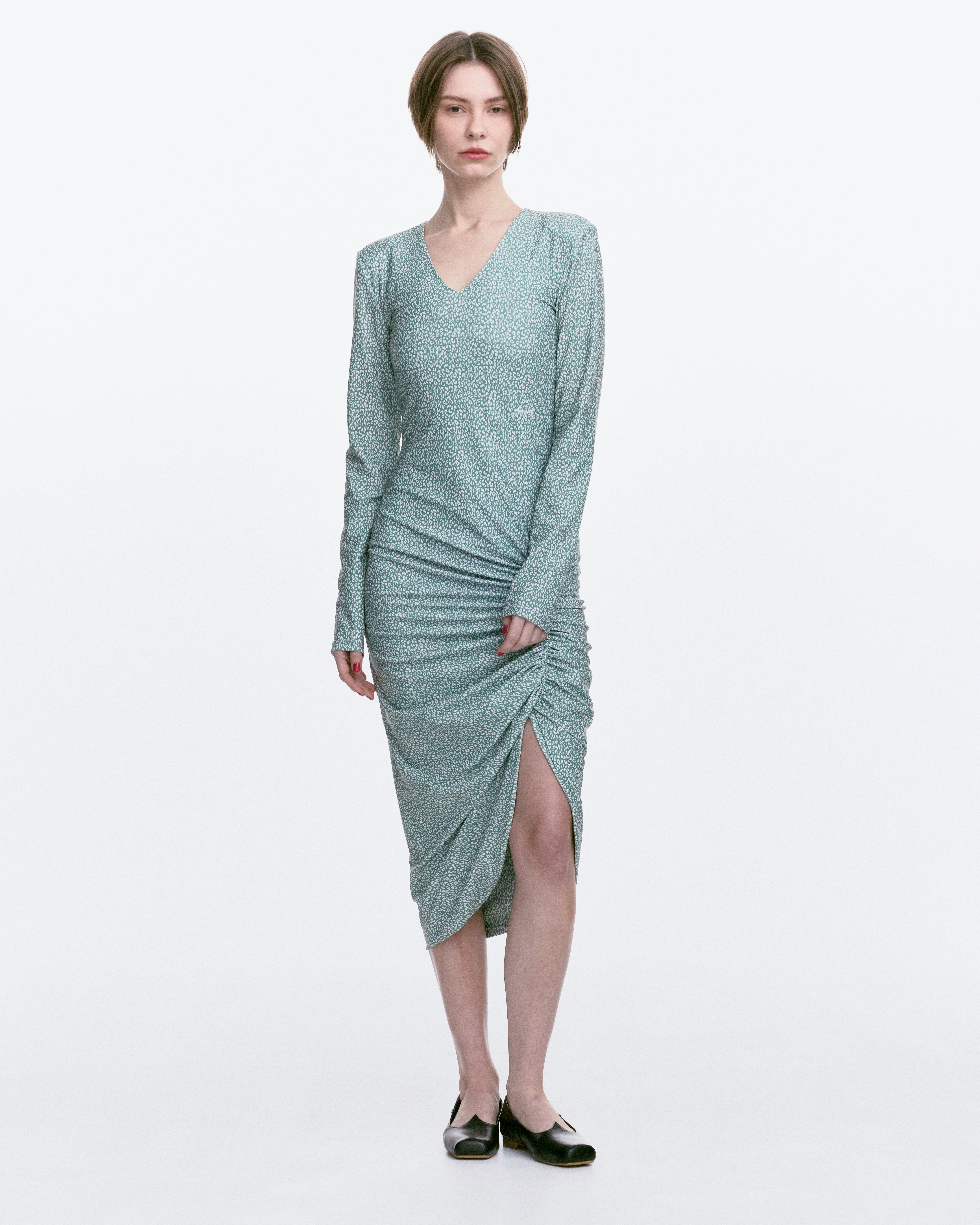 ISABELLA SHIRRING DRESS