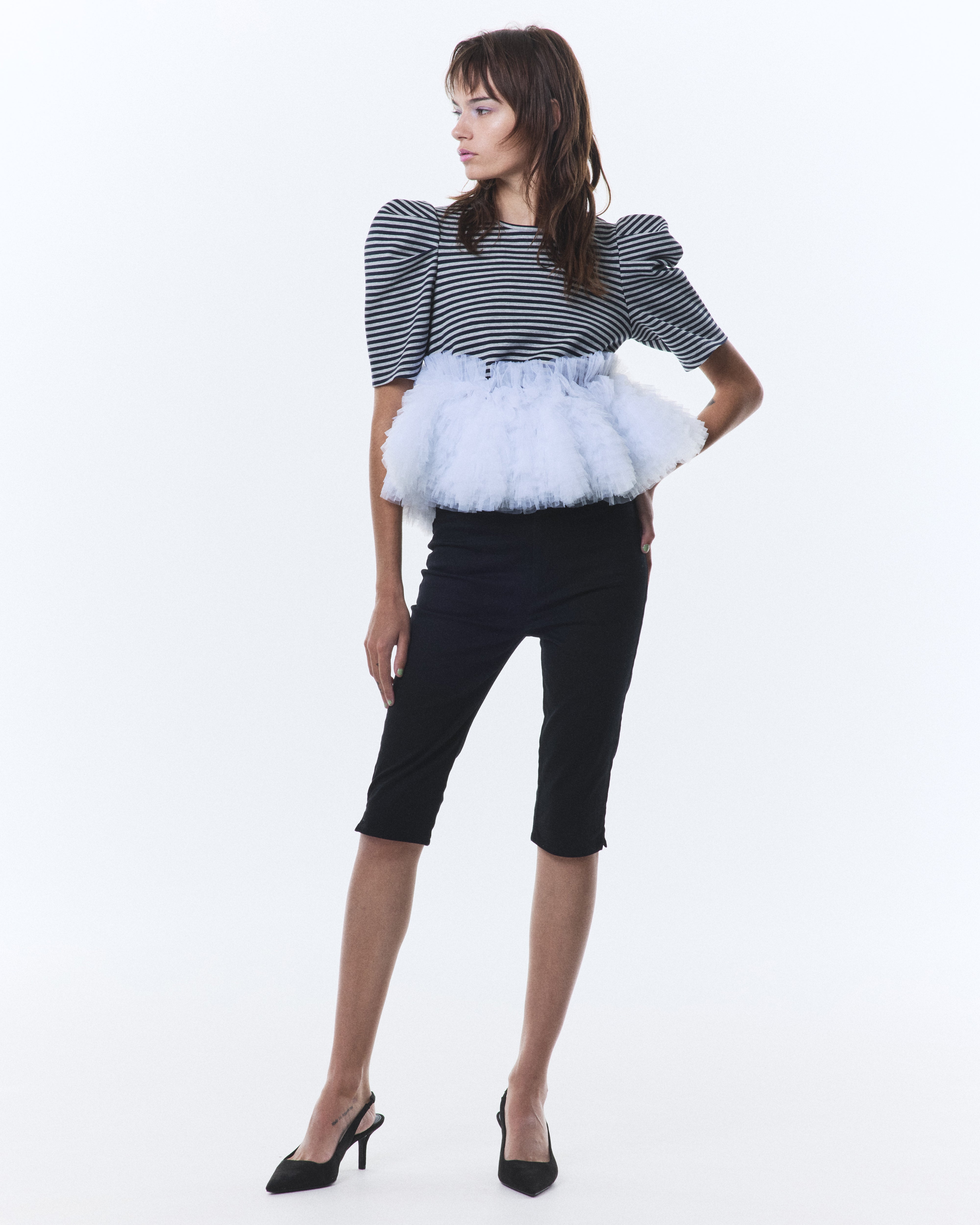FRANCINE TULLE TEE