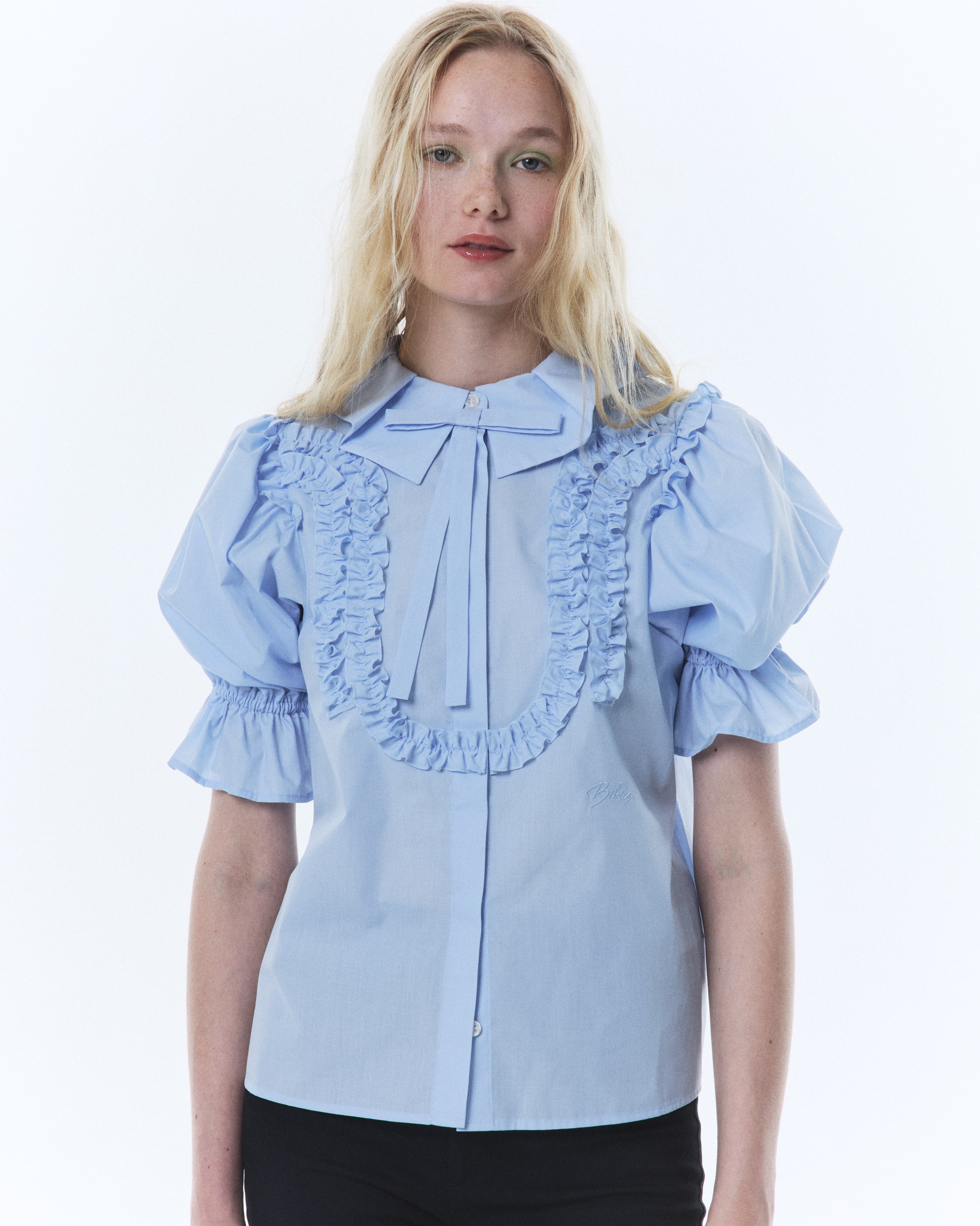 REBECCA FRILL BLOUSE