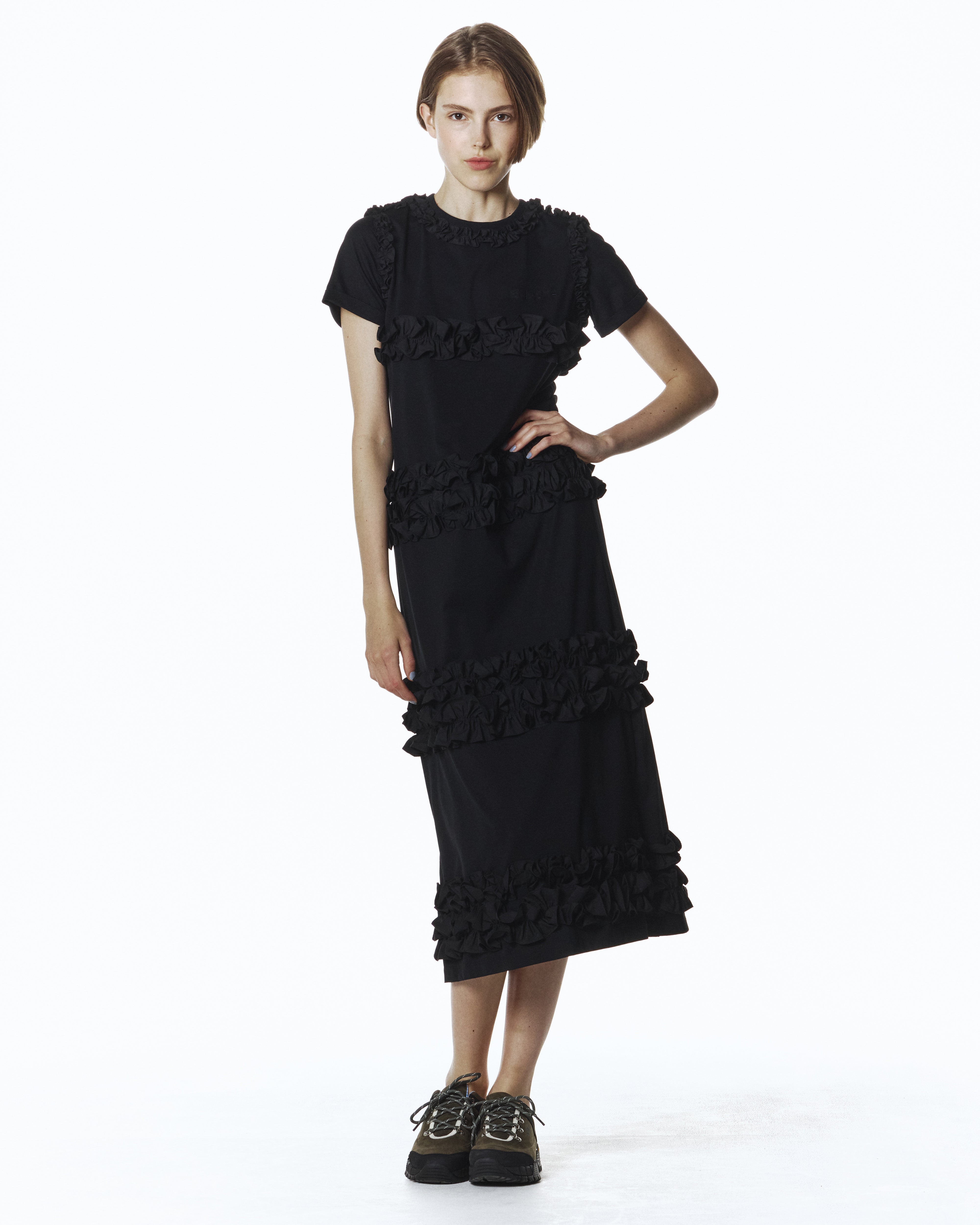 IRIS RUFFLE DRESS