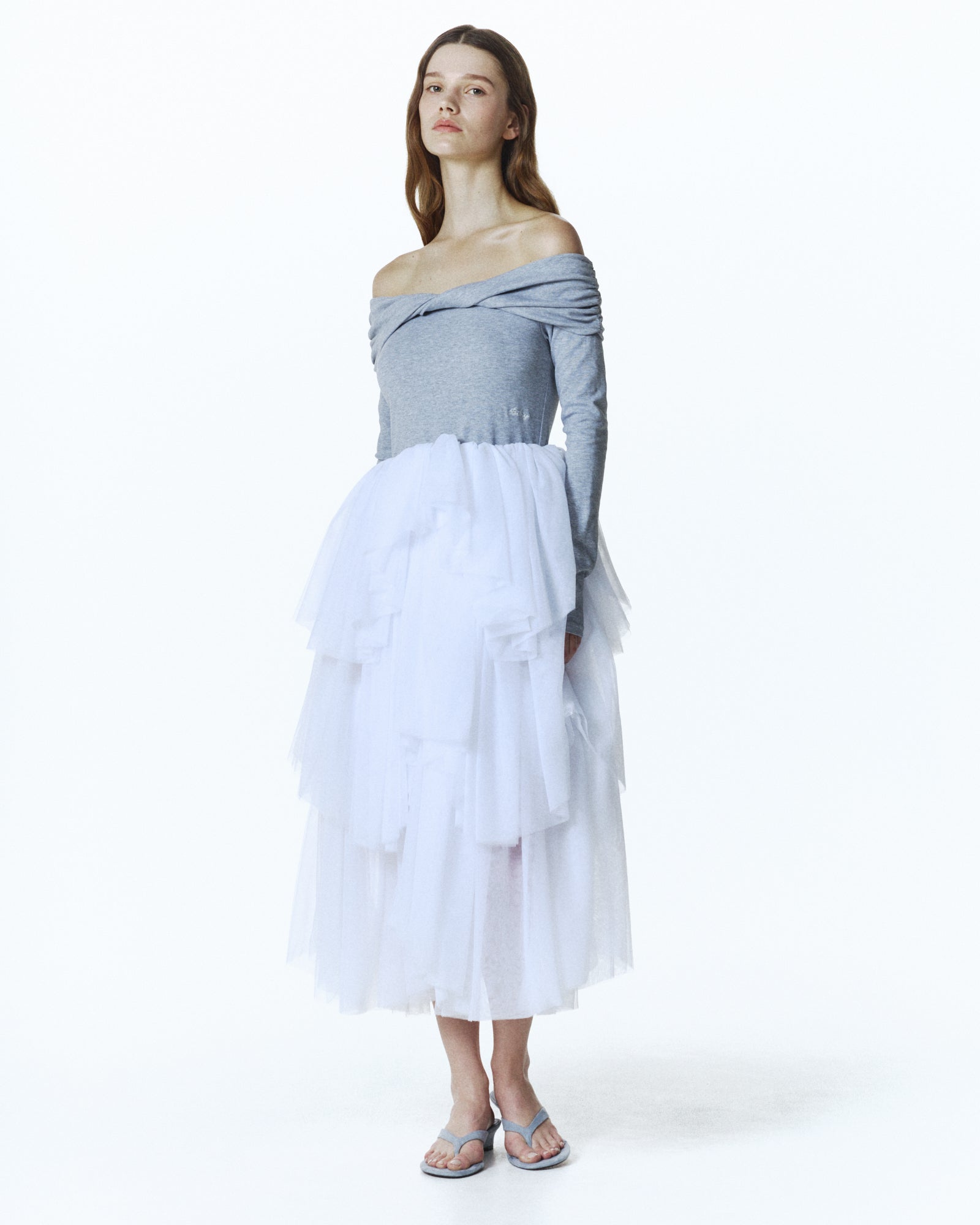 VEIL TULLE DRESS