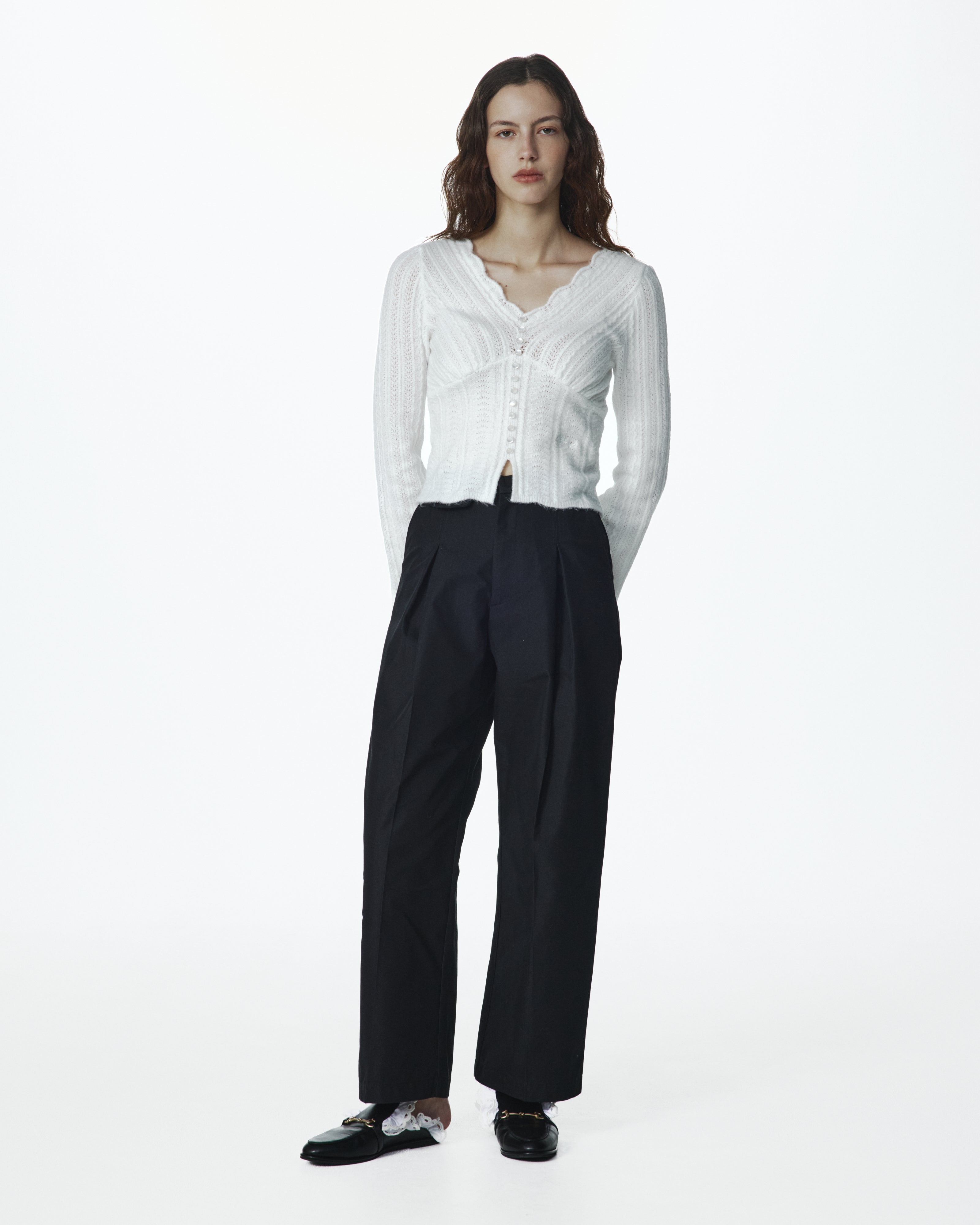 B. LACE LOAFERS