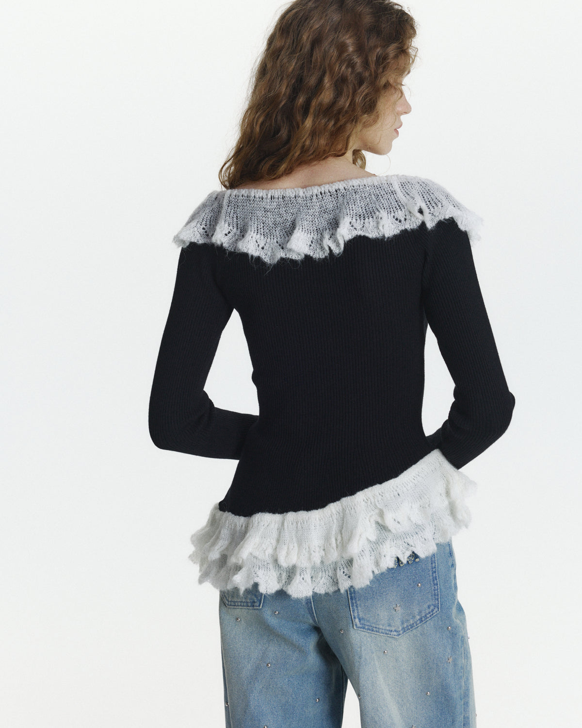 MUSE FRILL KNIT