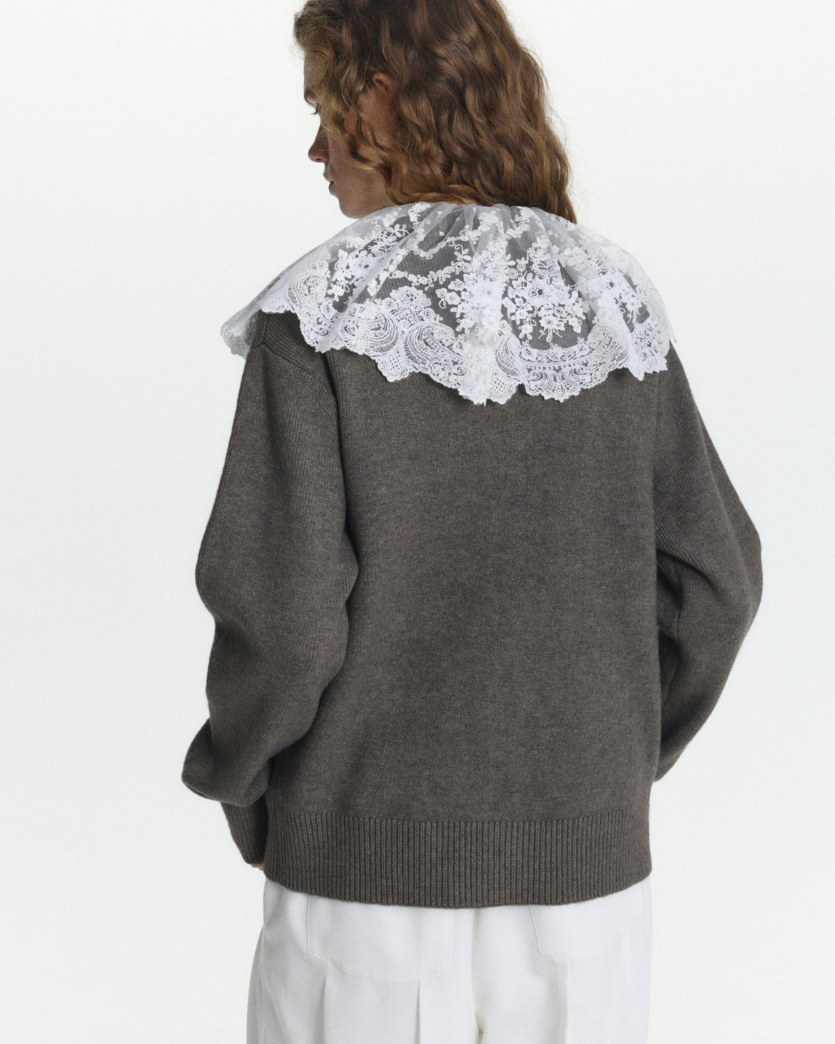 CHANTILLY LACE KNIT CARDIGAN