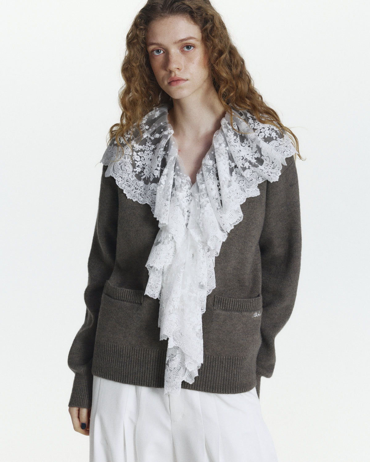 CHANTILLY LACE KNIT CARDIGAN