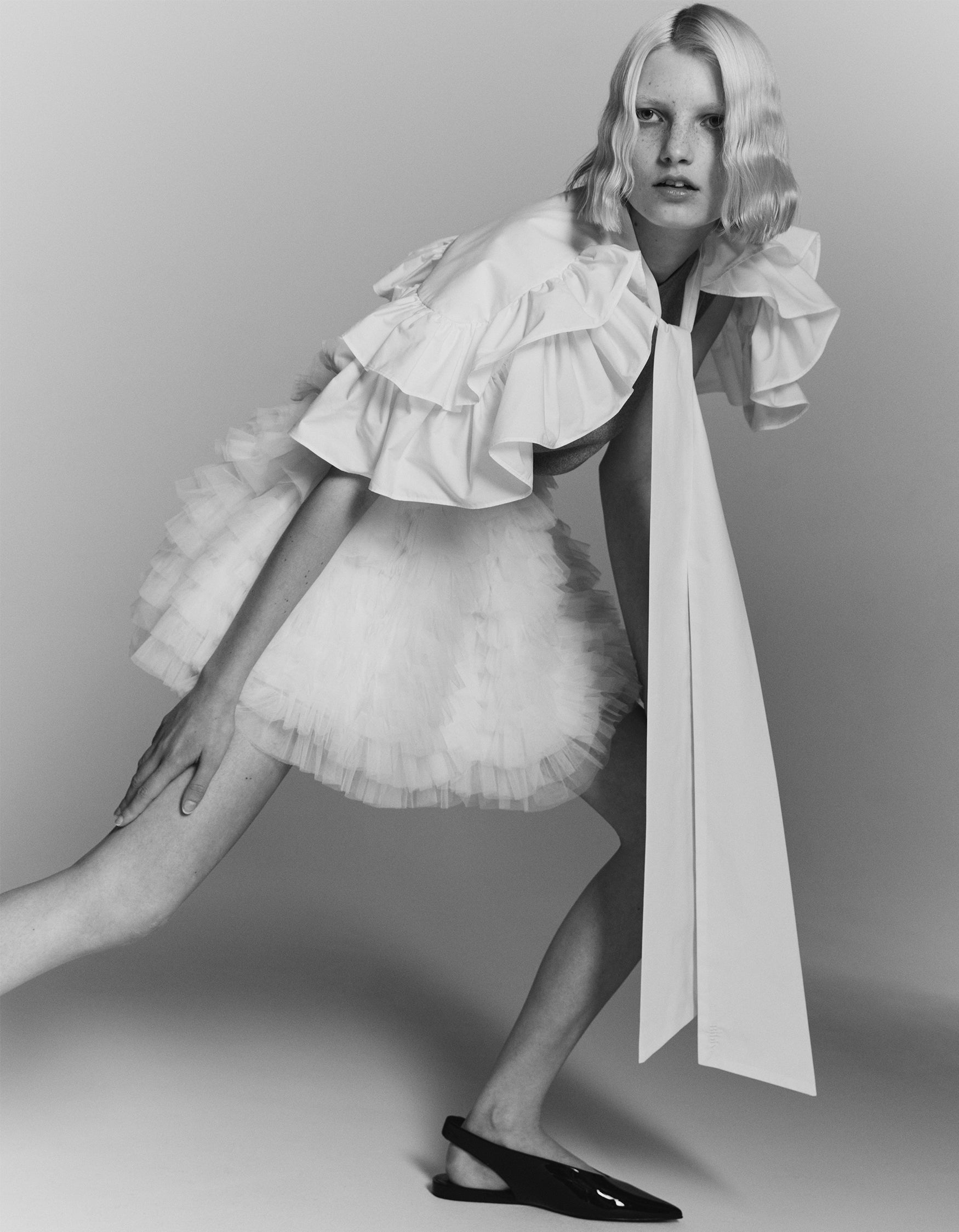 RUE FRILL KNIT