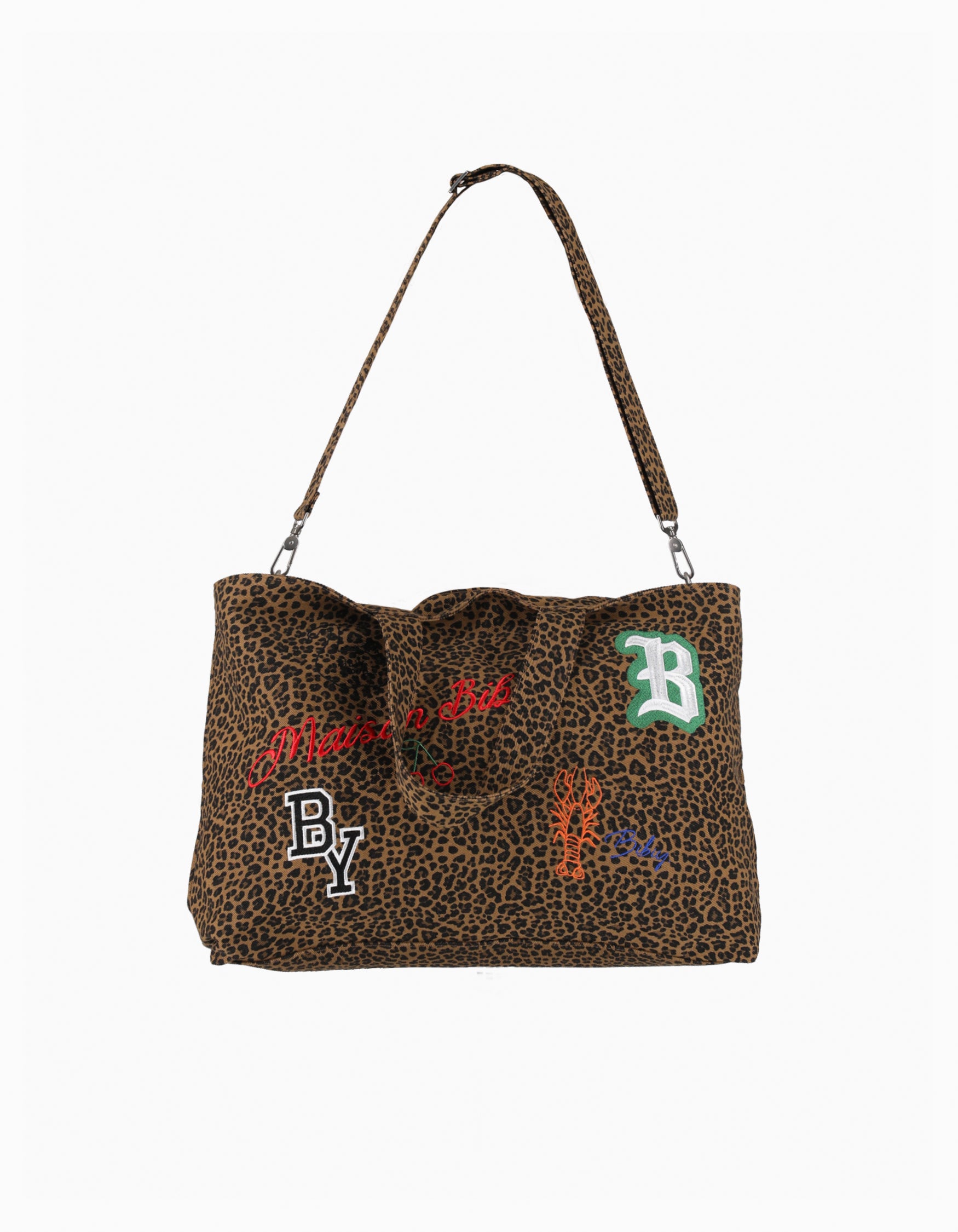 MAISON BIBIY. LEOPARD TOTE