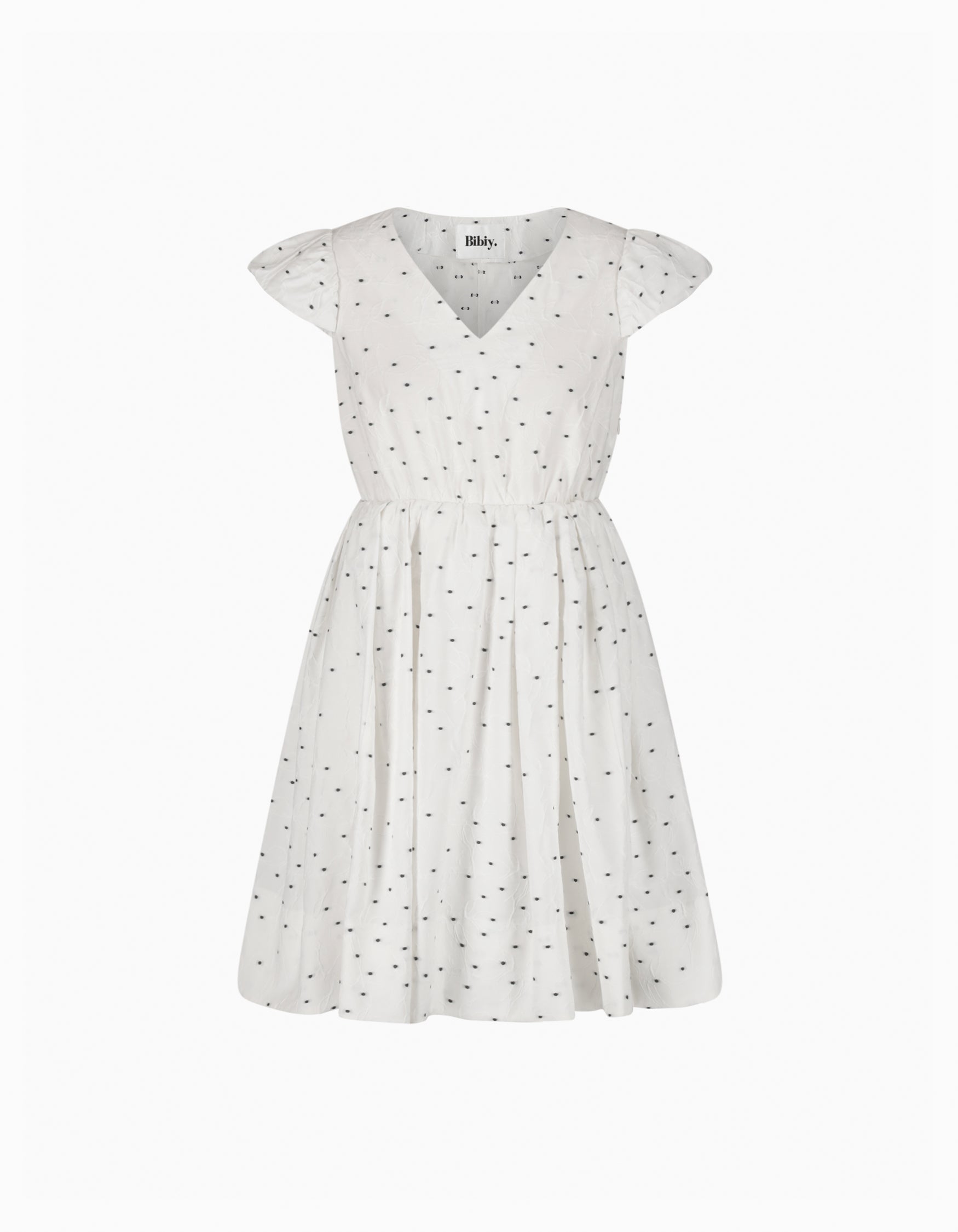 BIBIY. MADE | MARY DOT DRESS WHITE｜Bibiy.