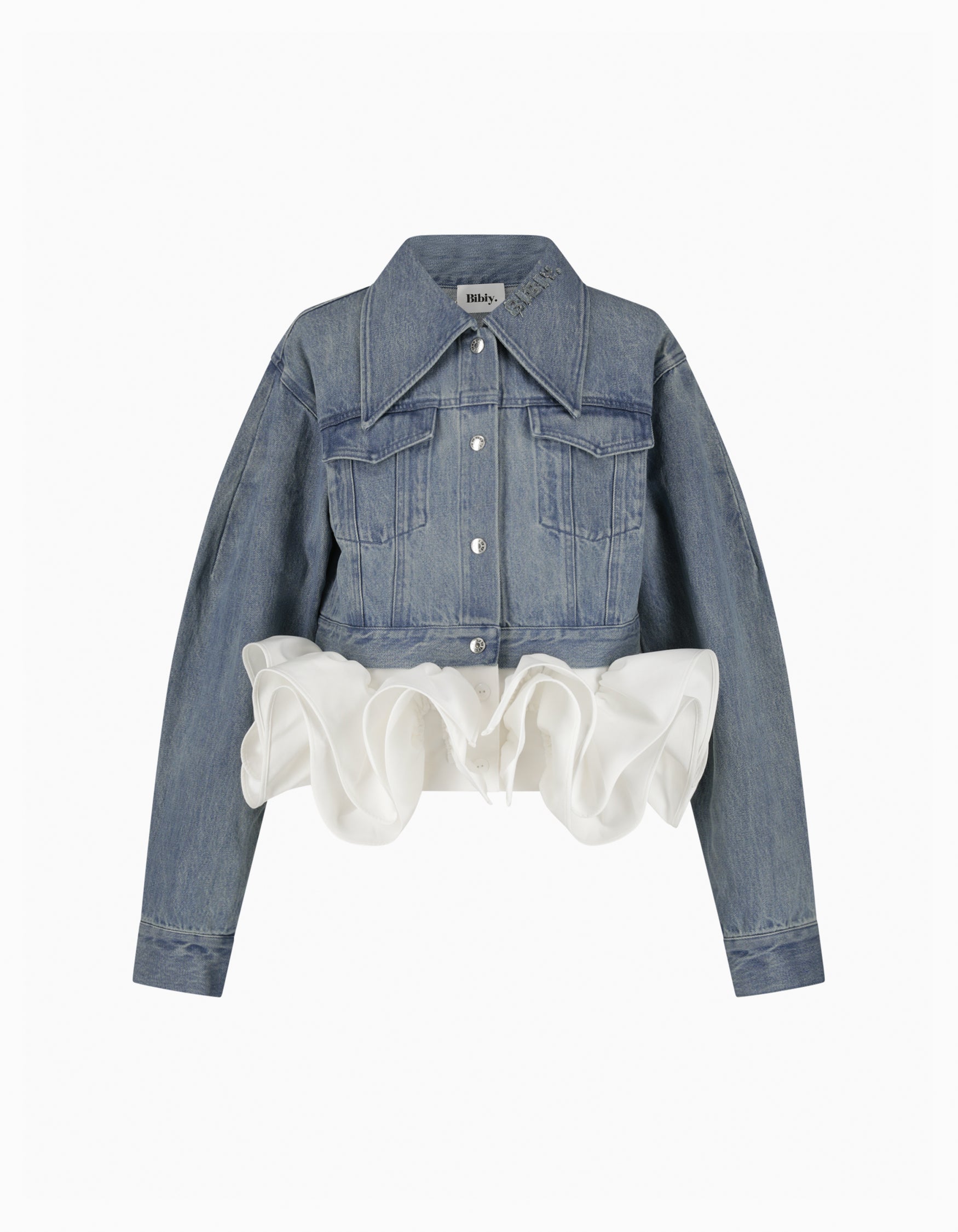 BIBIY. CREAM DENIM JACKET