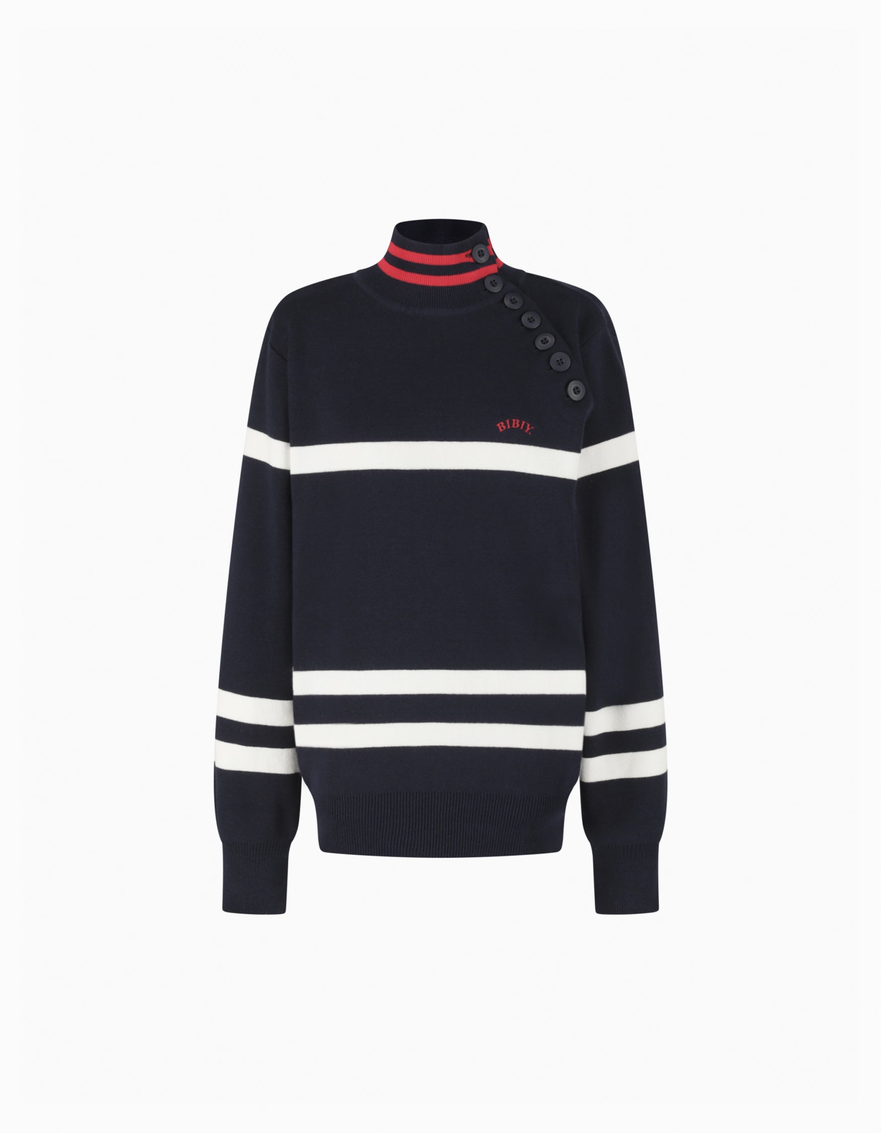 BIBIY. MADE | BONNIE BORDER KNIT｜TOPS｜Bibiy.