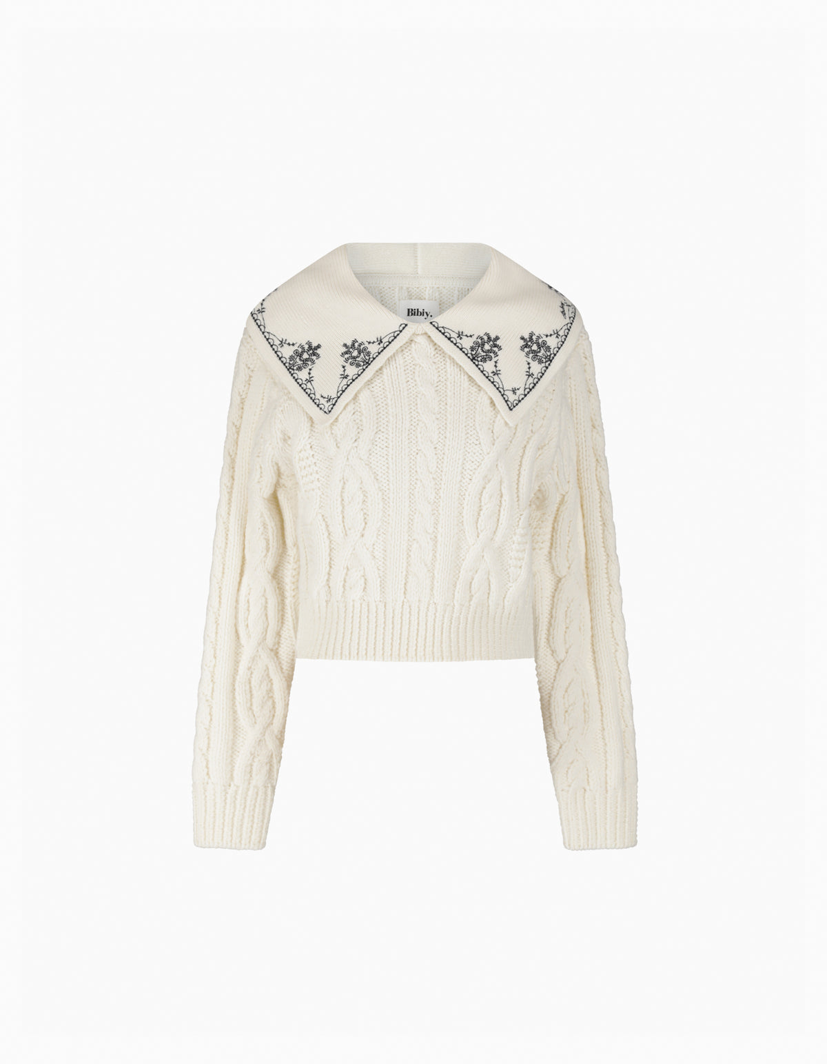 GARDENIA COLLAR KNIT