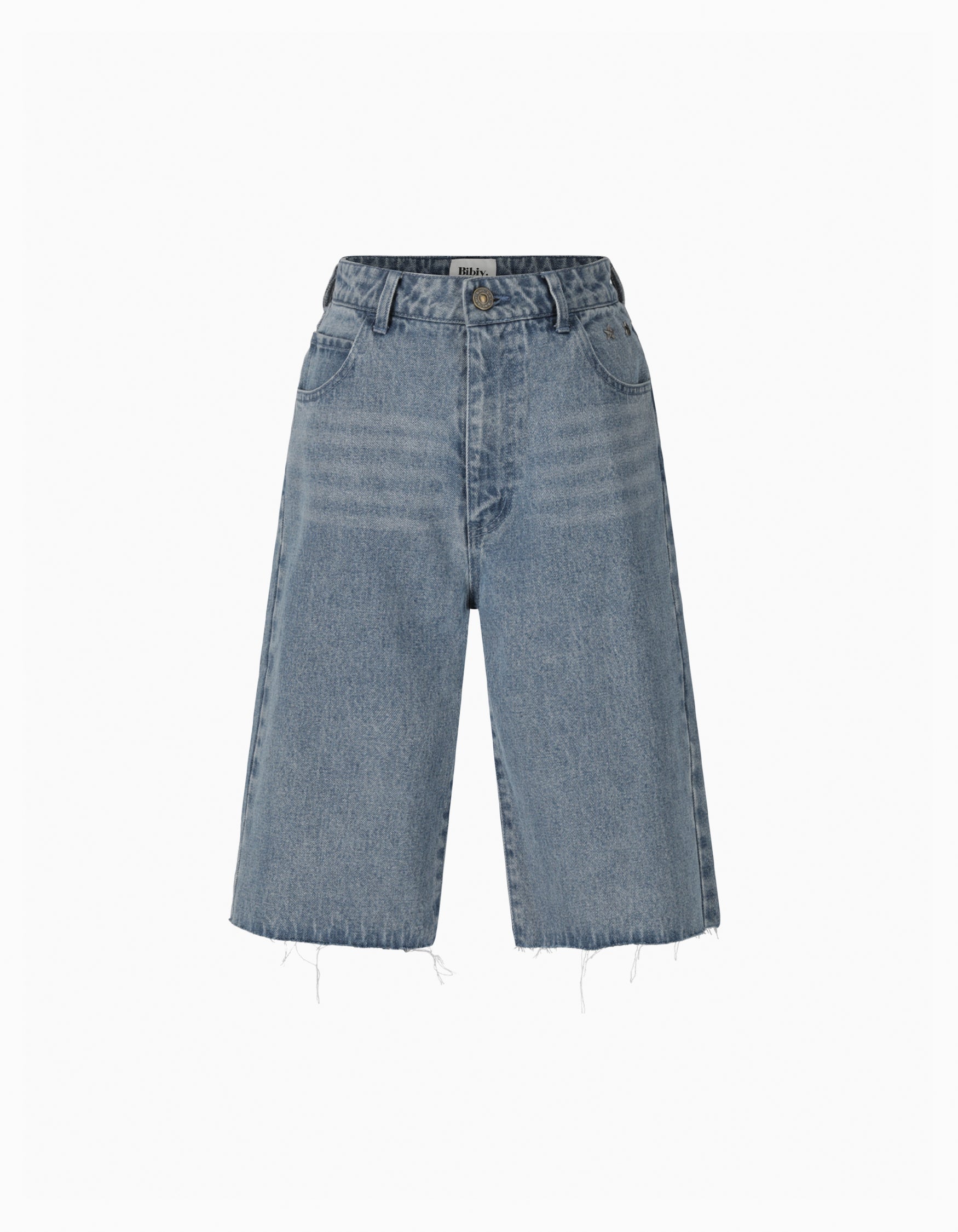 B. STAR DENIM SHORTS