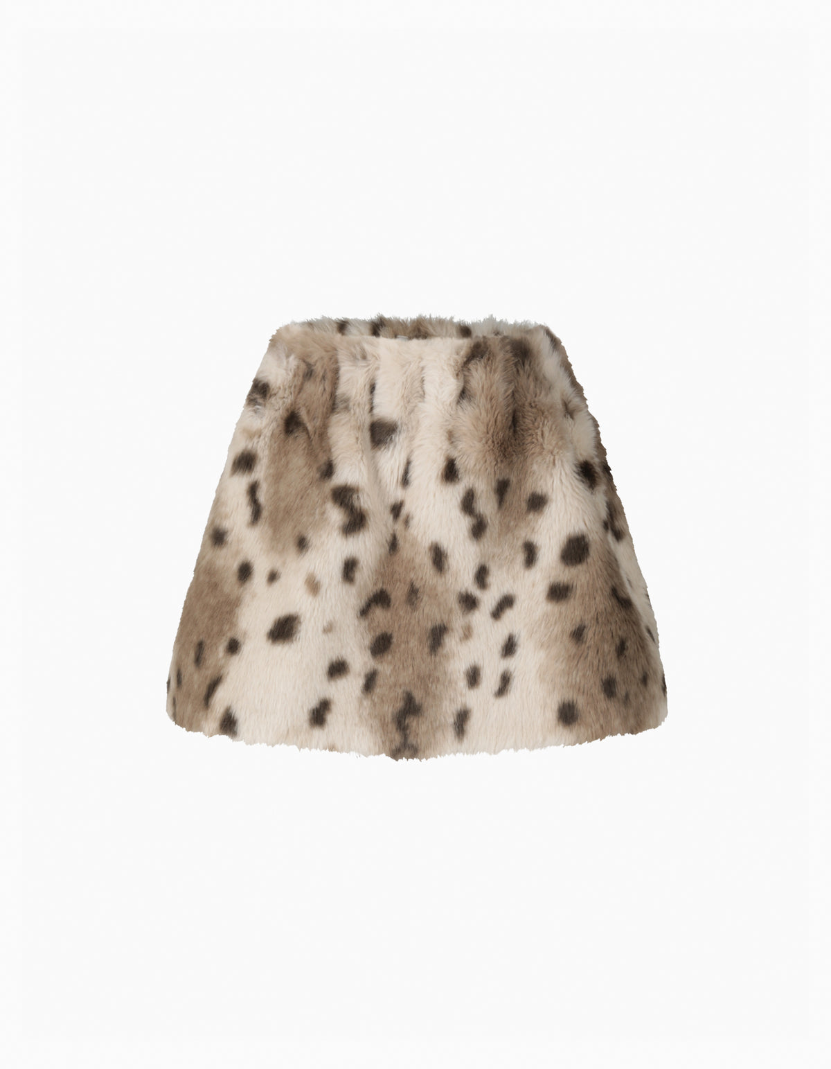 VALERIE FUR MINI SKIRT