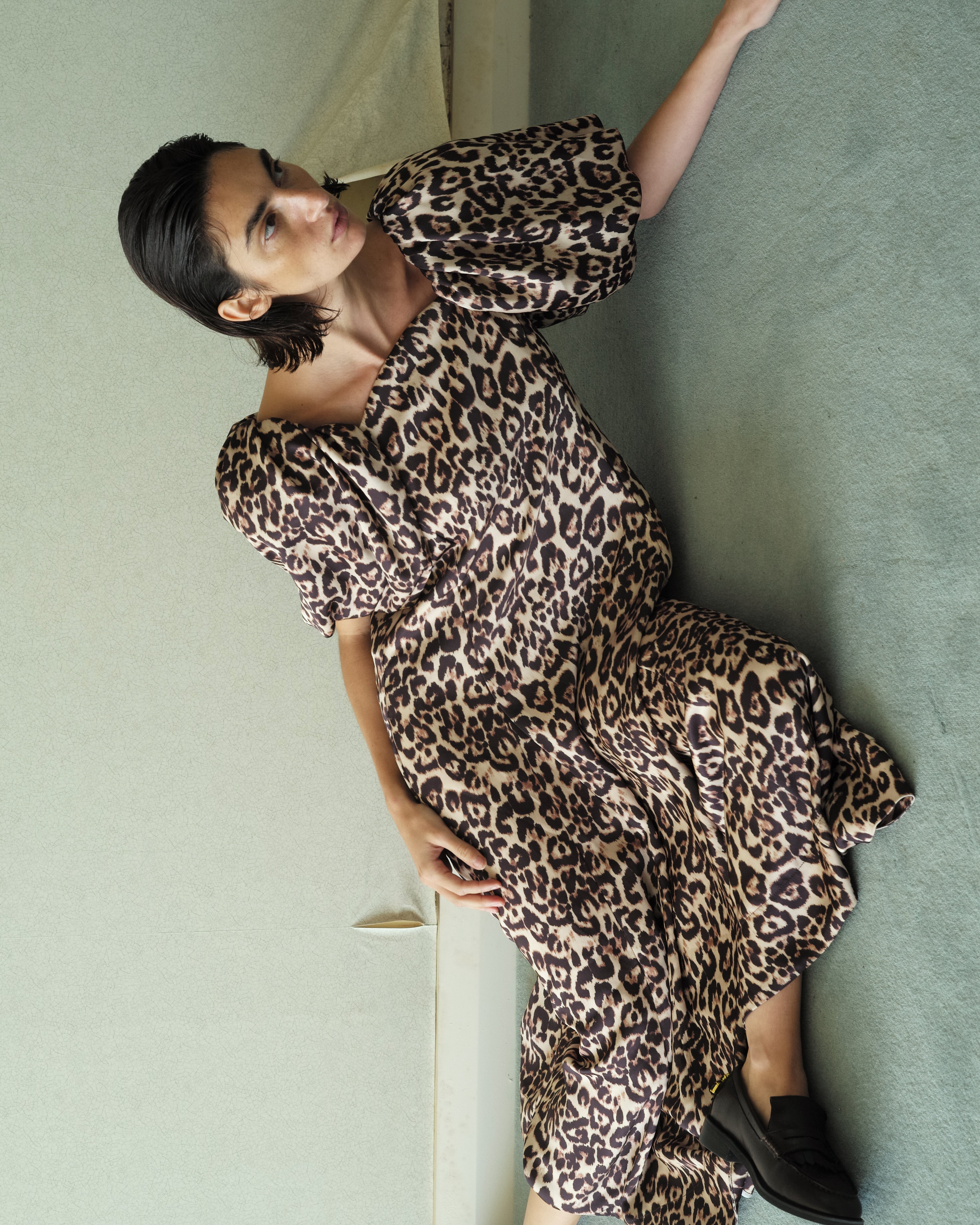 ANGIE LEOPARD DRESS