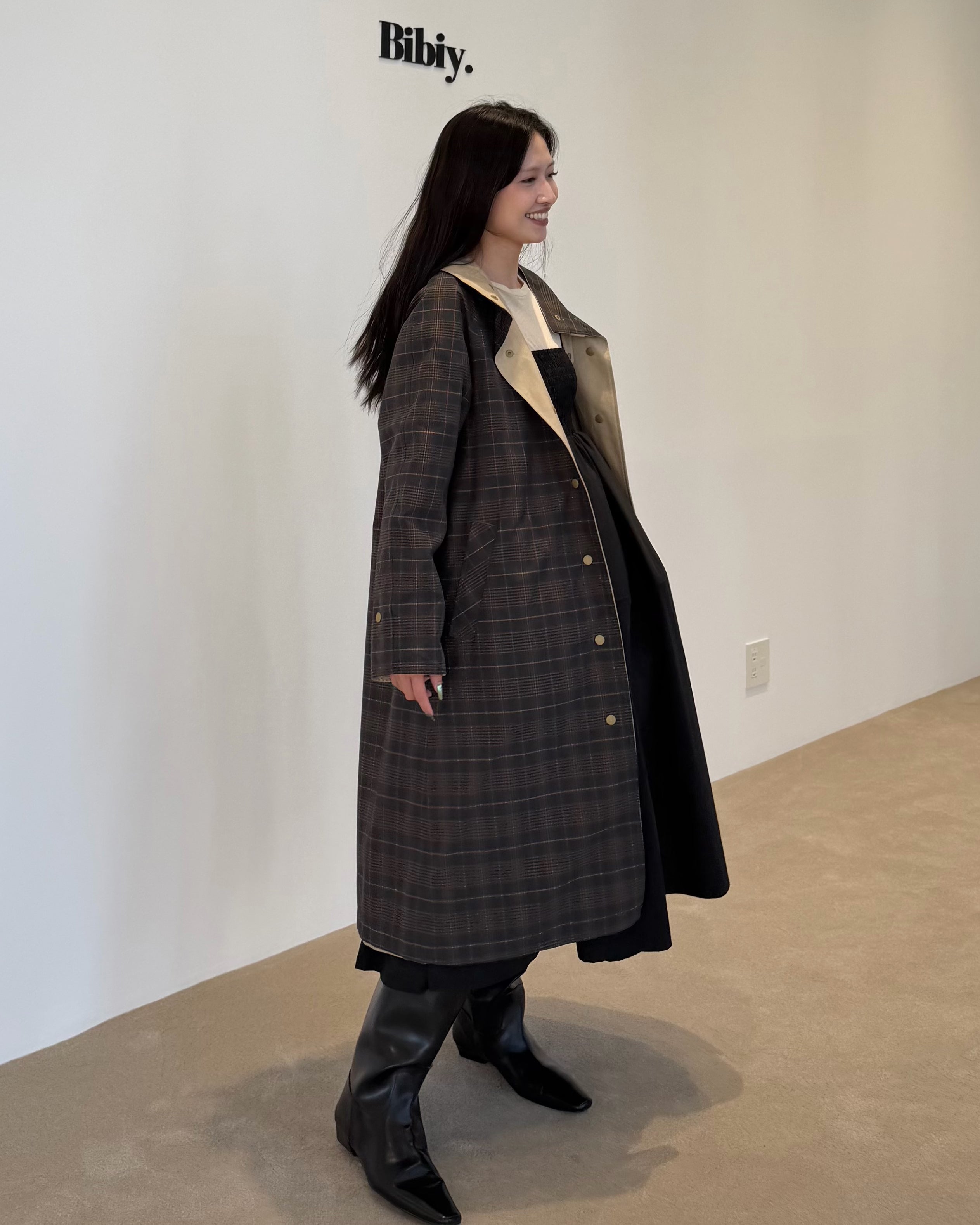 LIV REVERSIBLE COAT/164cm/着用サイズF