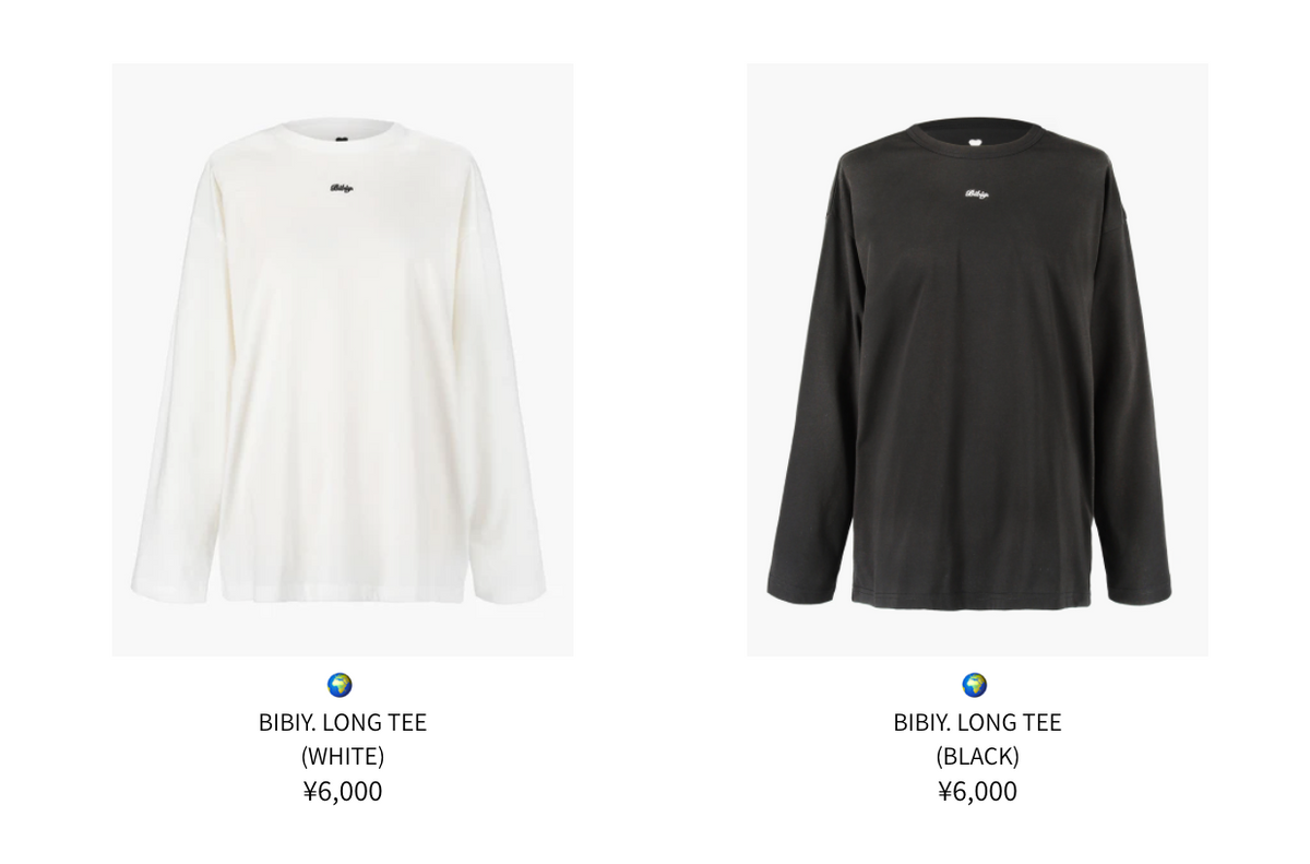 サステナブルなモノづくり】第一弾”ロンT”を発売開始｜Bibiy