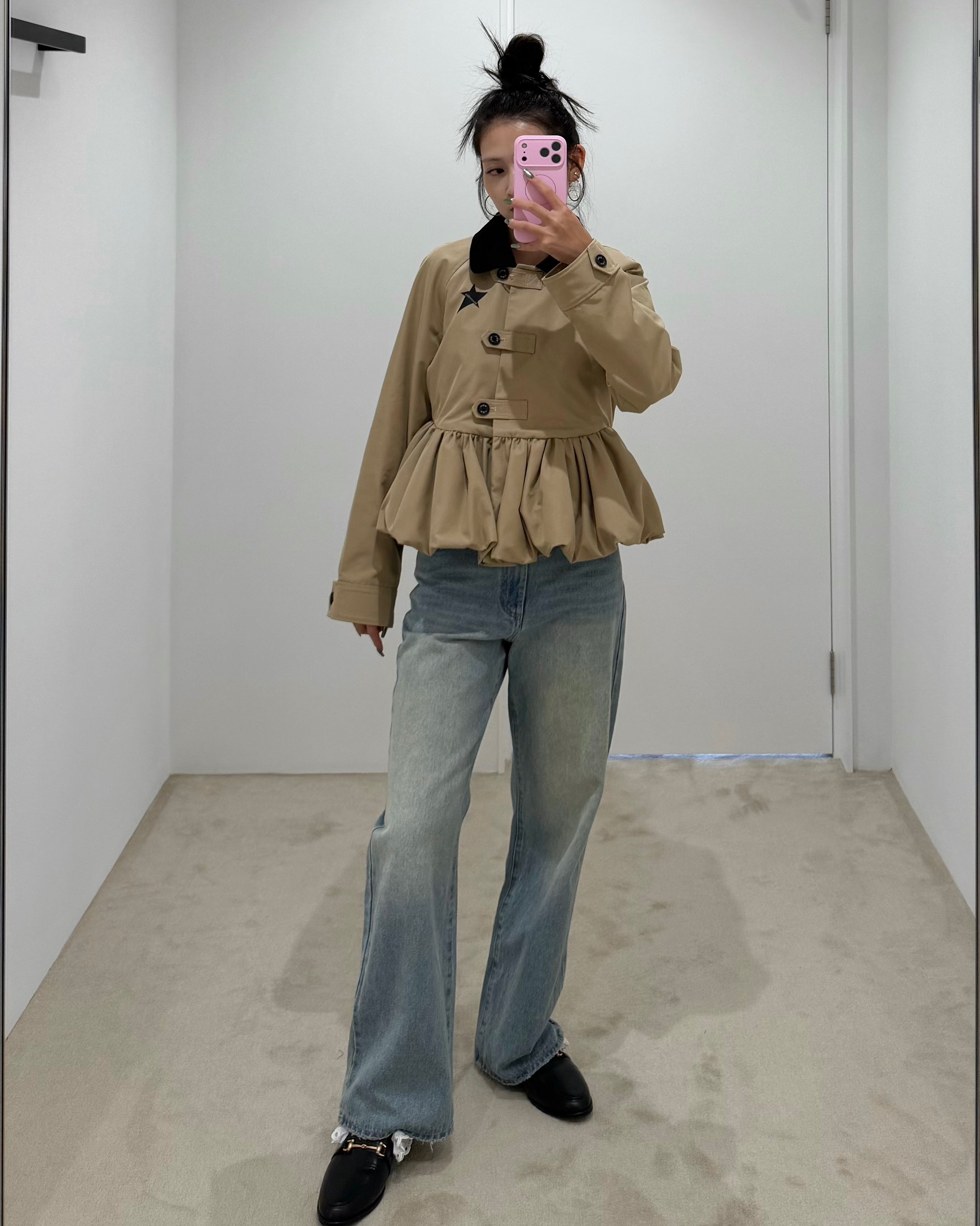 BIBIY. ★ PEPURAMU JACKET/164cm/着用サイズF