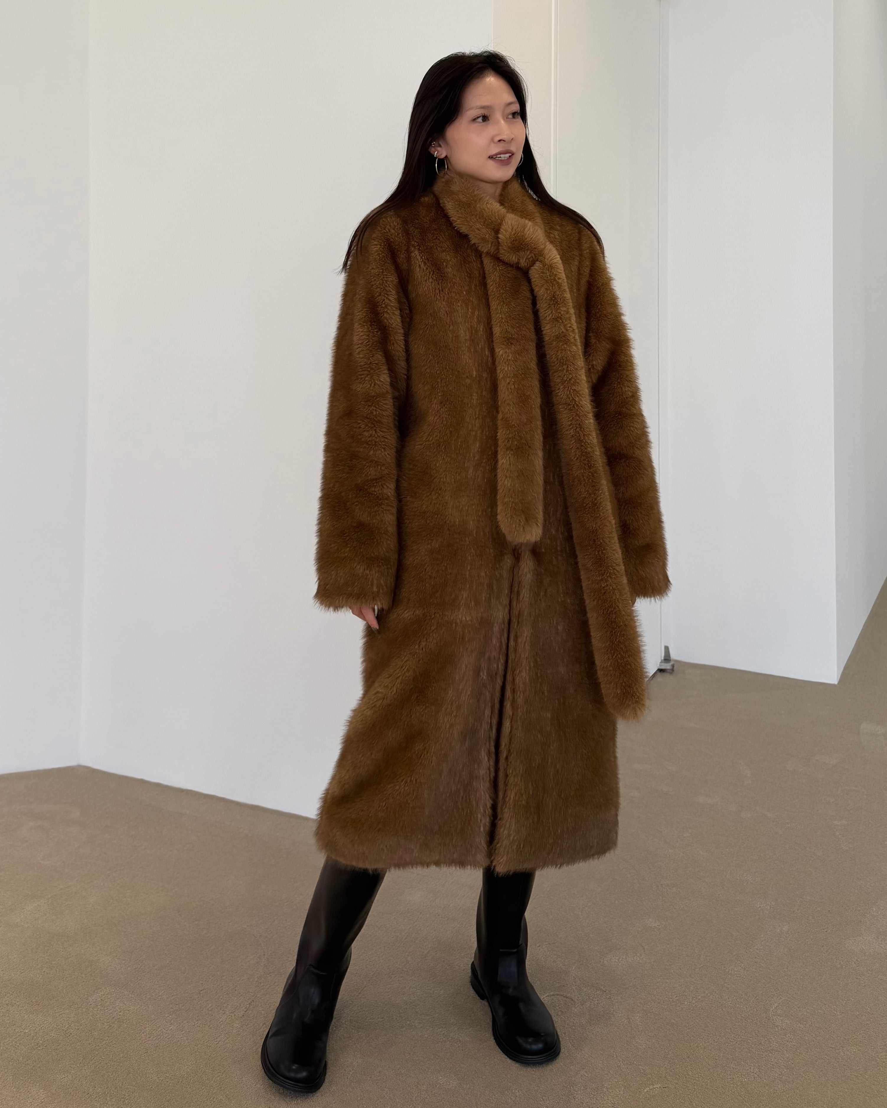 KATE FUR COAT/164cm/着用サイズF