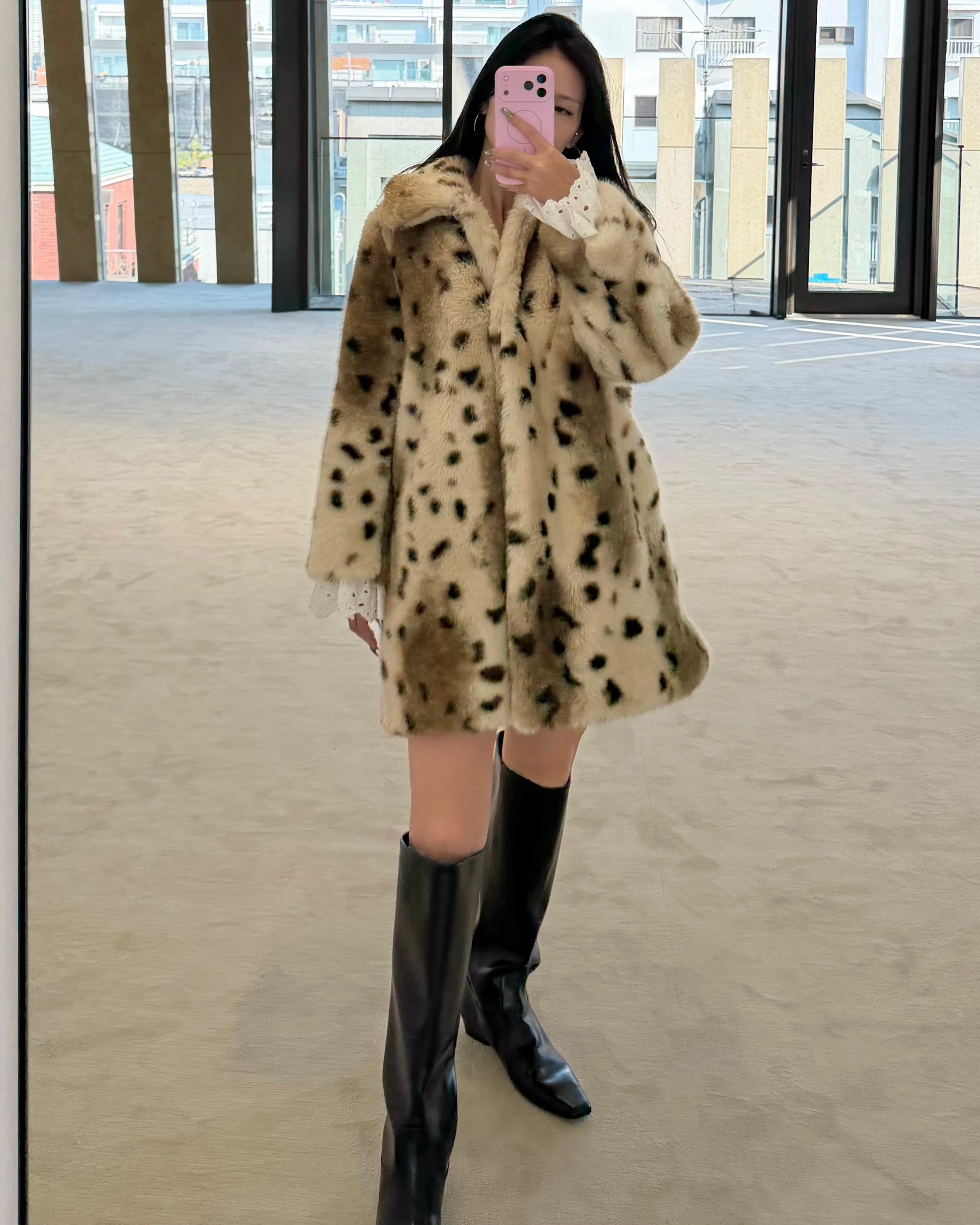 VALERIE FUR COAT/164cm/着用サイズF
