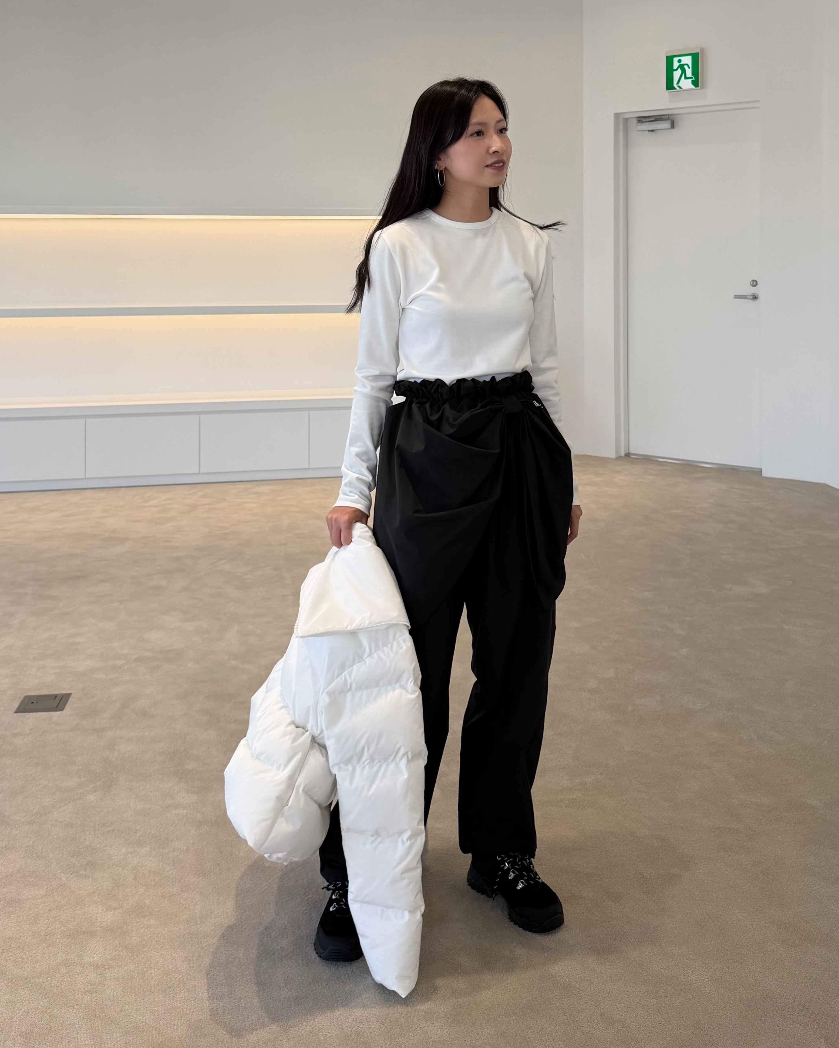 SUSU RIBBON PANTS/164cm/着用サイズF
