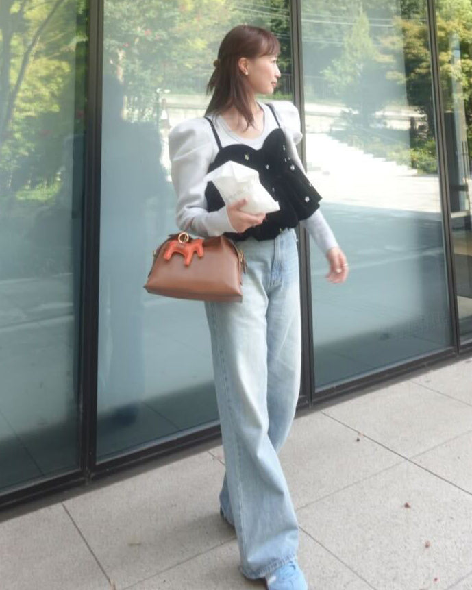 BIBIY. FADED DENIM/167cm/着用サイズM