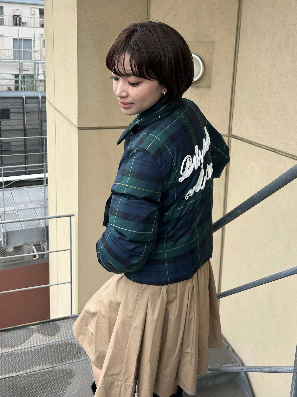 ROWAN TARTAN DOWN/154cm/着用サイズF