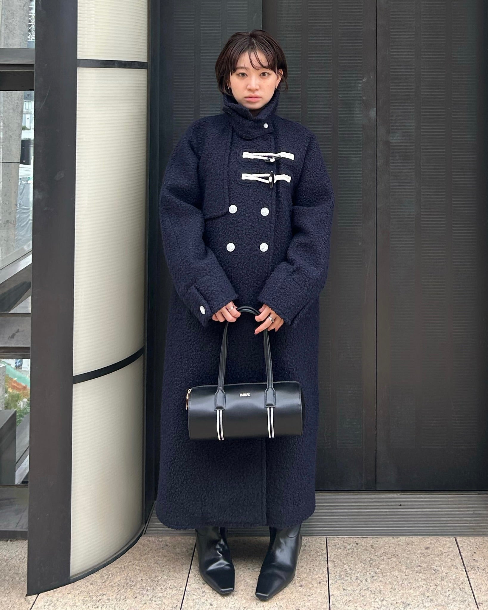 MANON DUFFLE COAT/154cm/着用サイズF