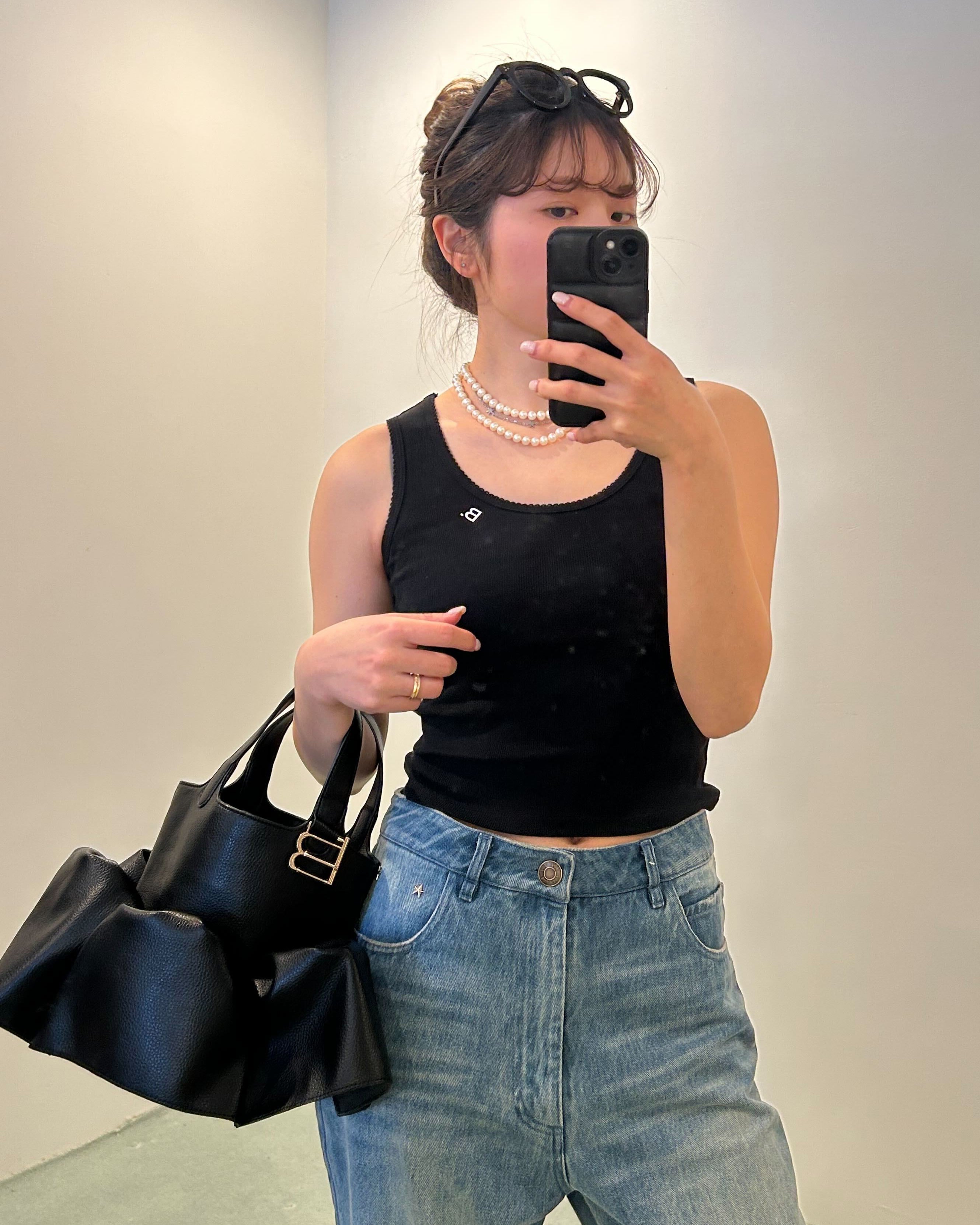 B. PICOT TANK TEE/160cm/着用サイズF