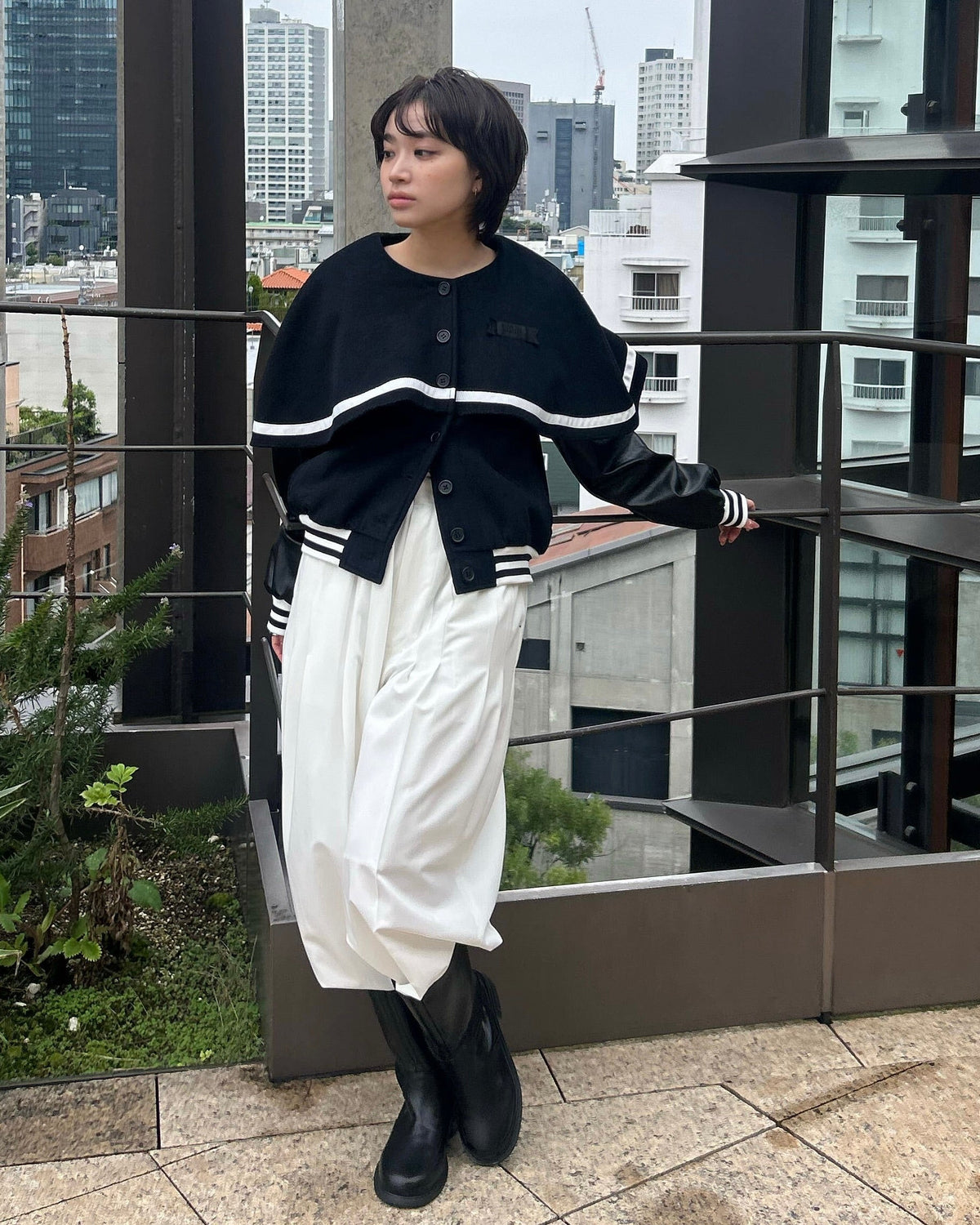 SABINE CAPE JACKET/154cm/着用サイズF
