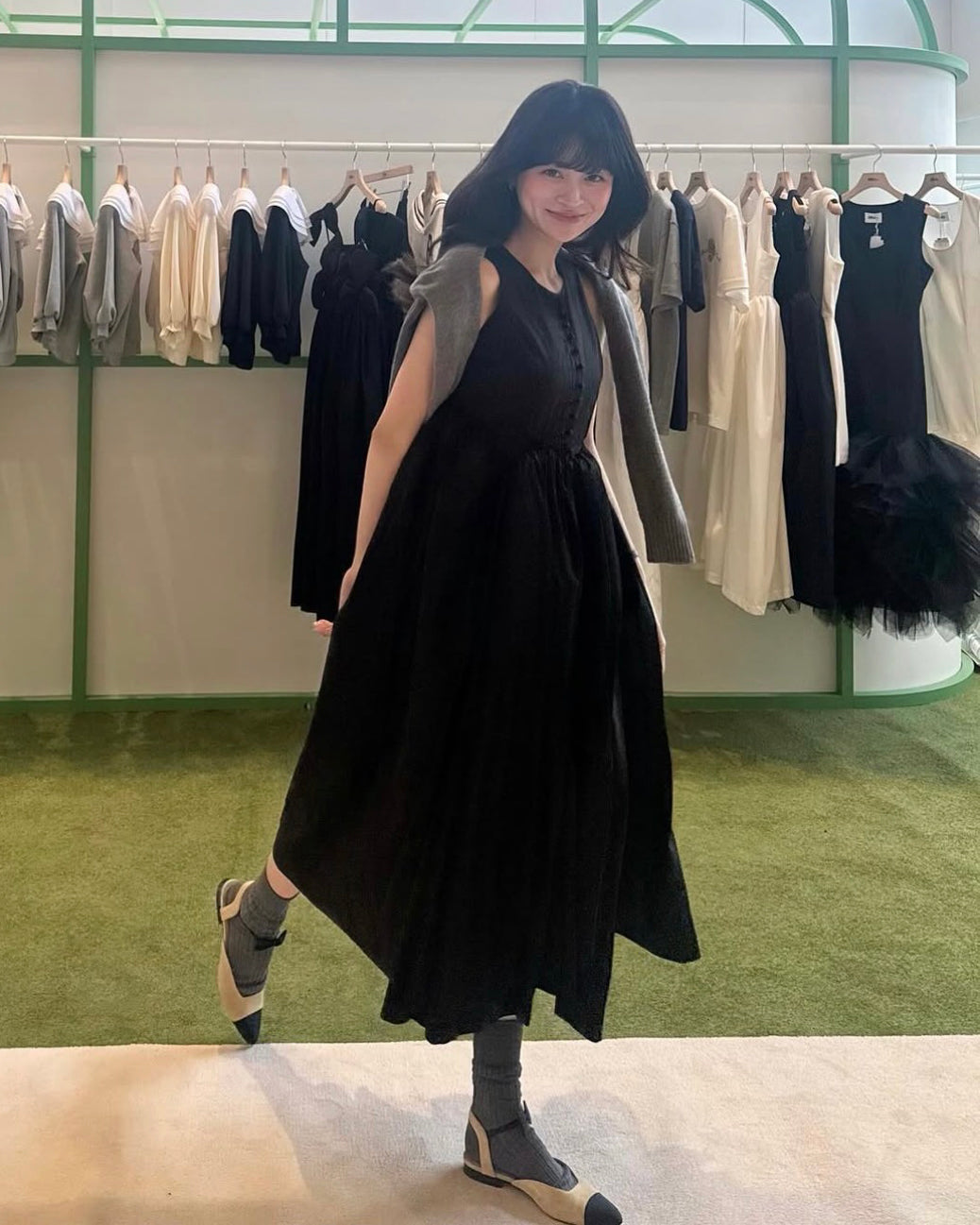 CHIARA DRESS/158cm/着用サイズF