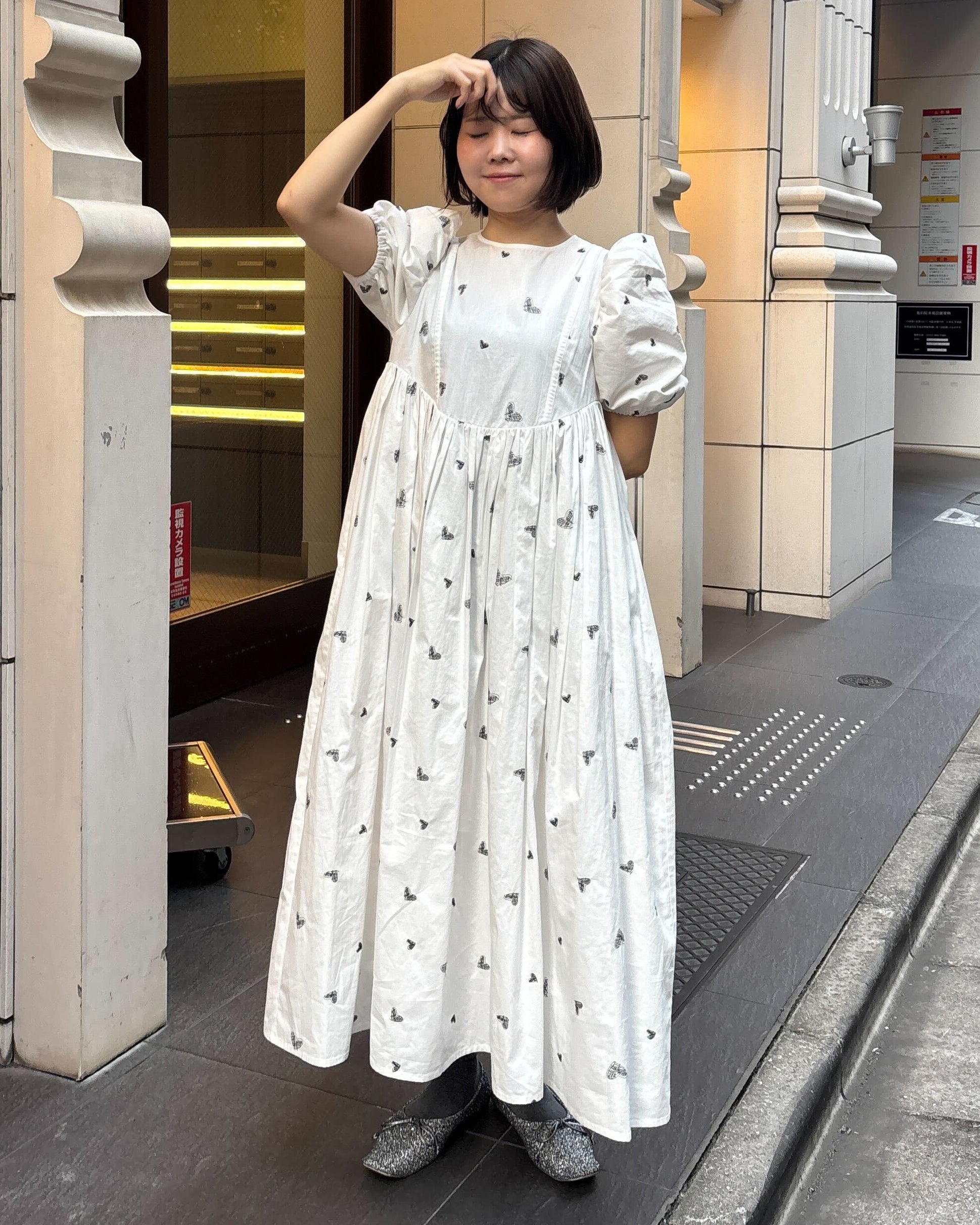EMILY HEART DRESS/159cm/着用サイズF