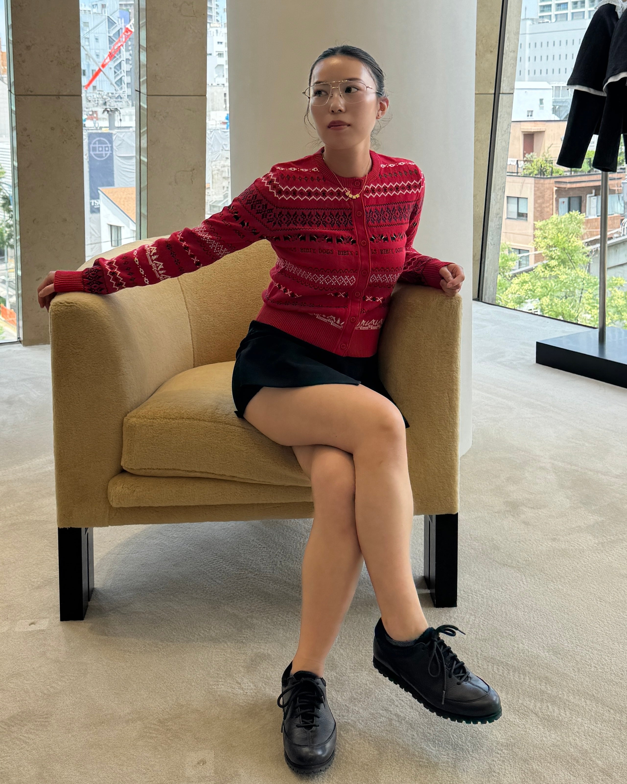 BIBIY. PAW CARDIGAN/155cm/着用サイズF