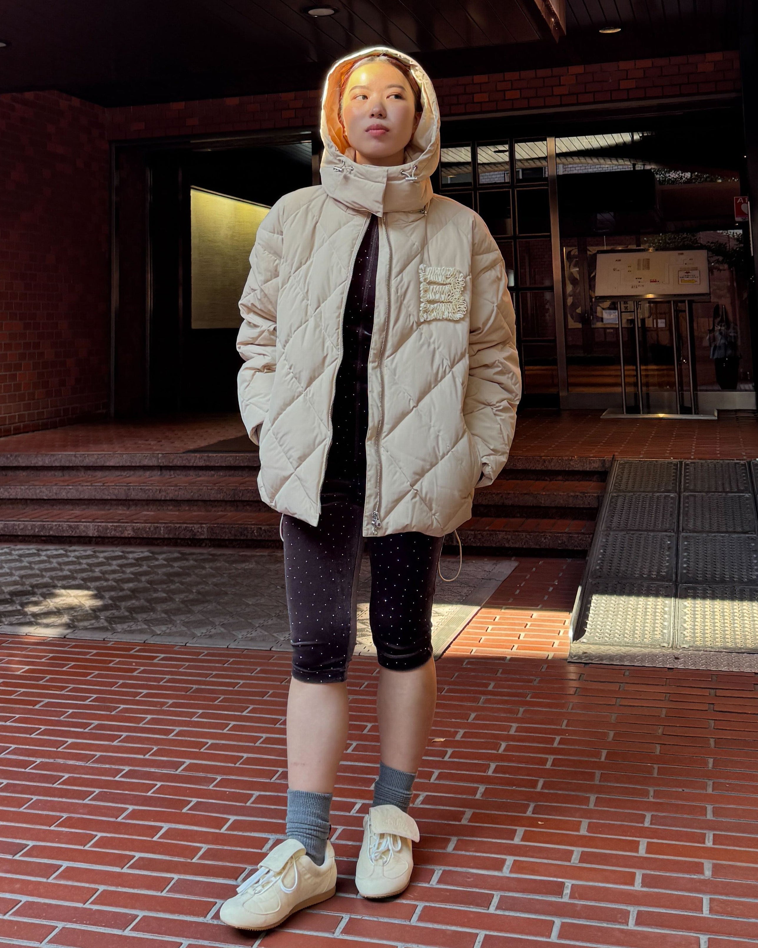 NOIR VELOUR TOP/155cm/着用サイズF