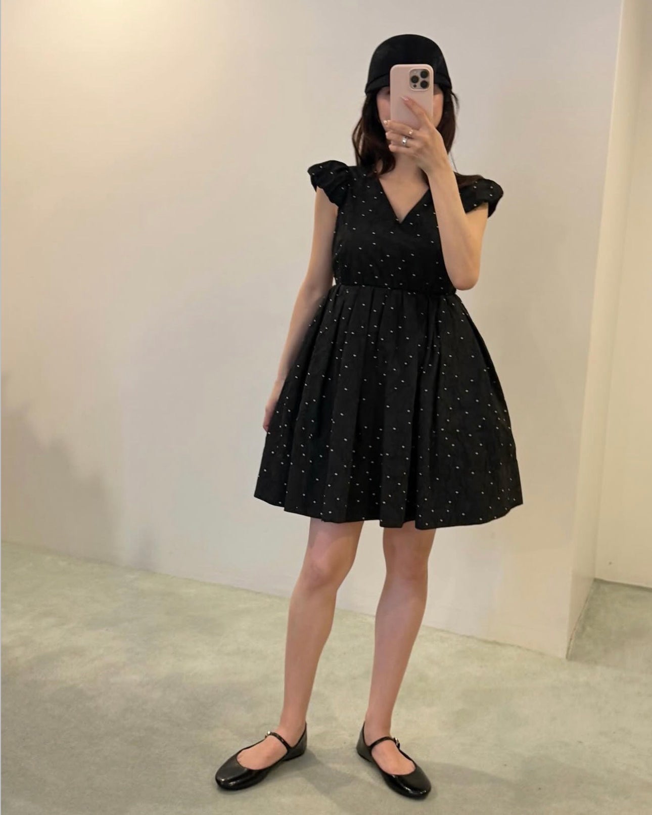 MARY DOT DRESS/158cm/着用サイズF