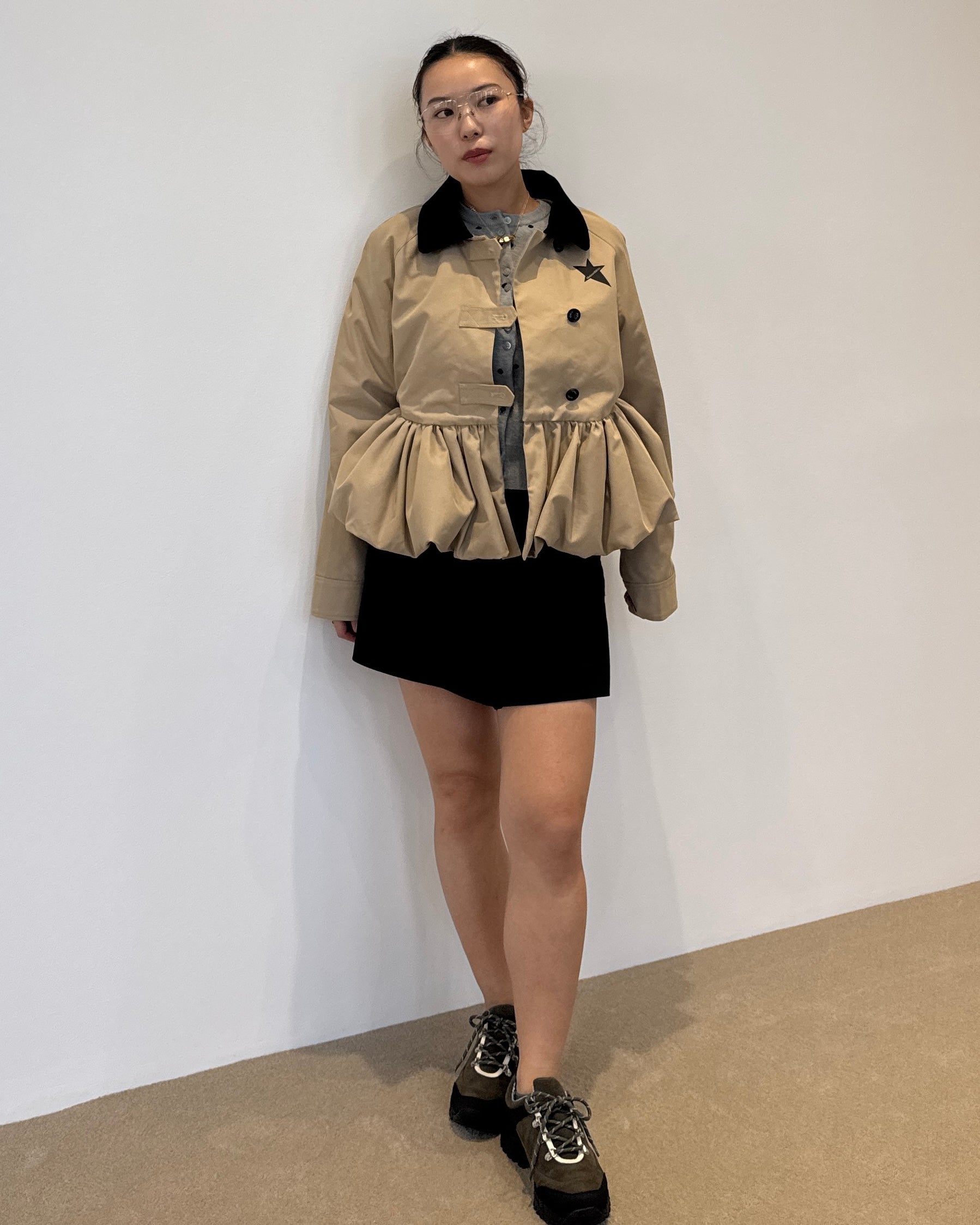 BIBIY. ★ PEPURAMU JACKET/155cm/着用サイズF