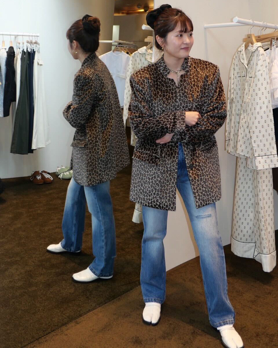 BIBIY. DAMAGE DENIM/160cm/着用サイズS